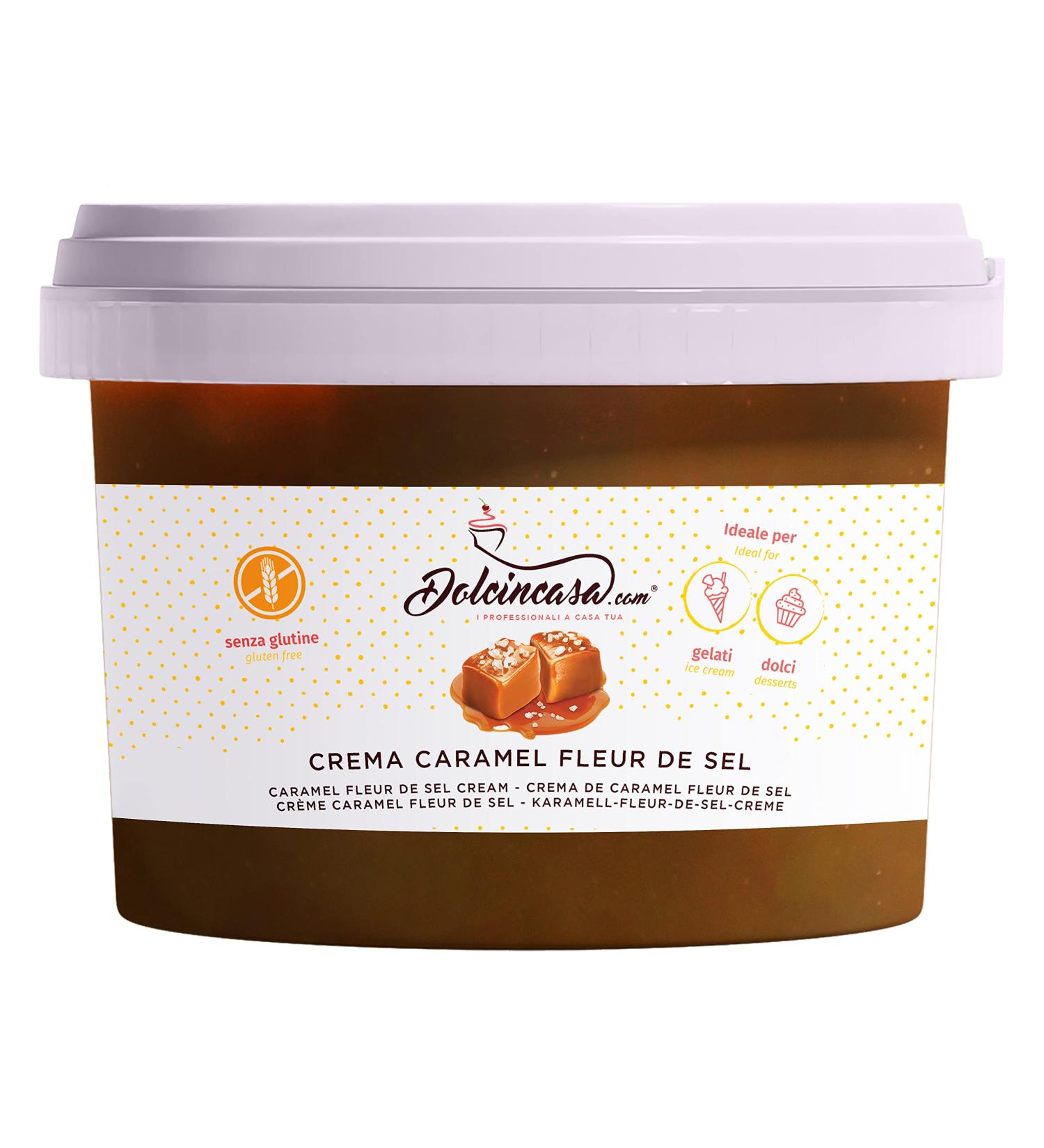 Gluten-Free Fleur de Sel Caramel Cream 500 Gr - Ready-to-use spreadable cream - Buy Online on GoSupps.com