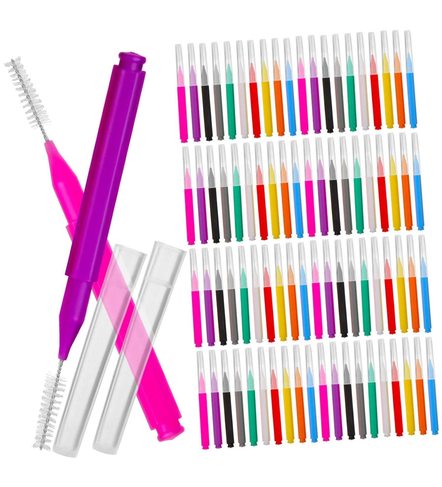 Buy Tovinanna 100th Rubber Head Interdental Brushes - Ideal for Dental Floss Braces & Oral Care - Buy Online on GoSupps.com