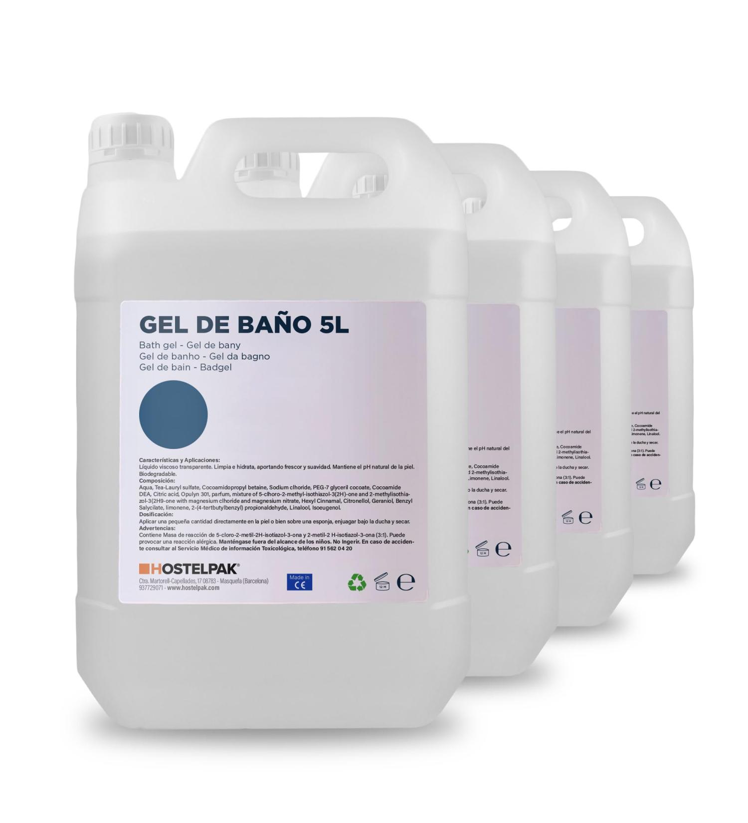 Hostelpak 4 x 5 l - Gel douche Collection EcoStay - Collection EcoStay Amenities Hotel