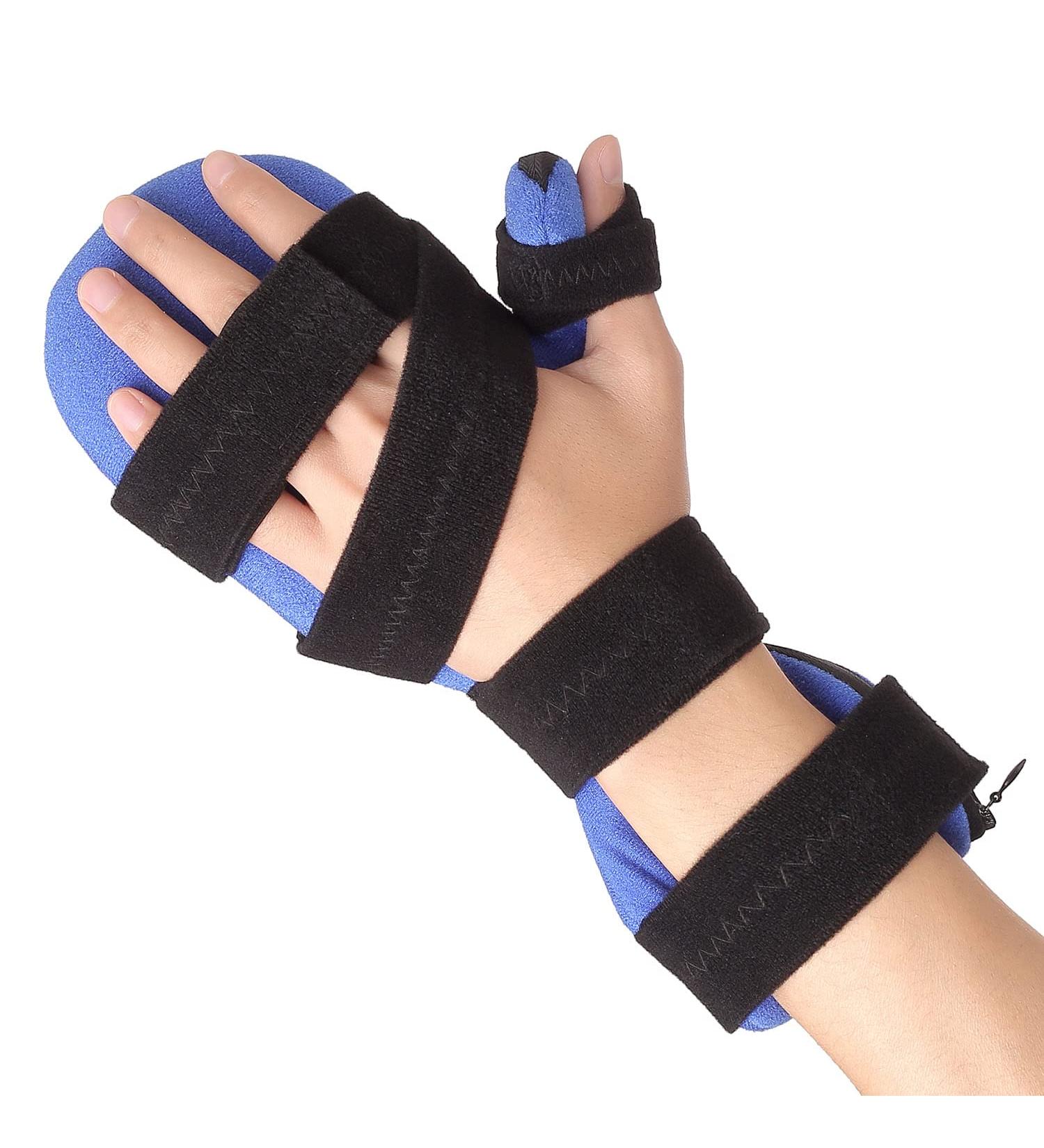 Scurnhau Resting Hand Splint - Finger Support for Stroke Recovery, Carpal Tunnel, Arthritis - Left/Right S/M - Buy Online on GoSupps.com