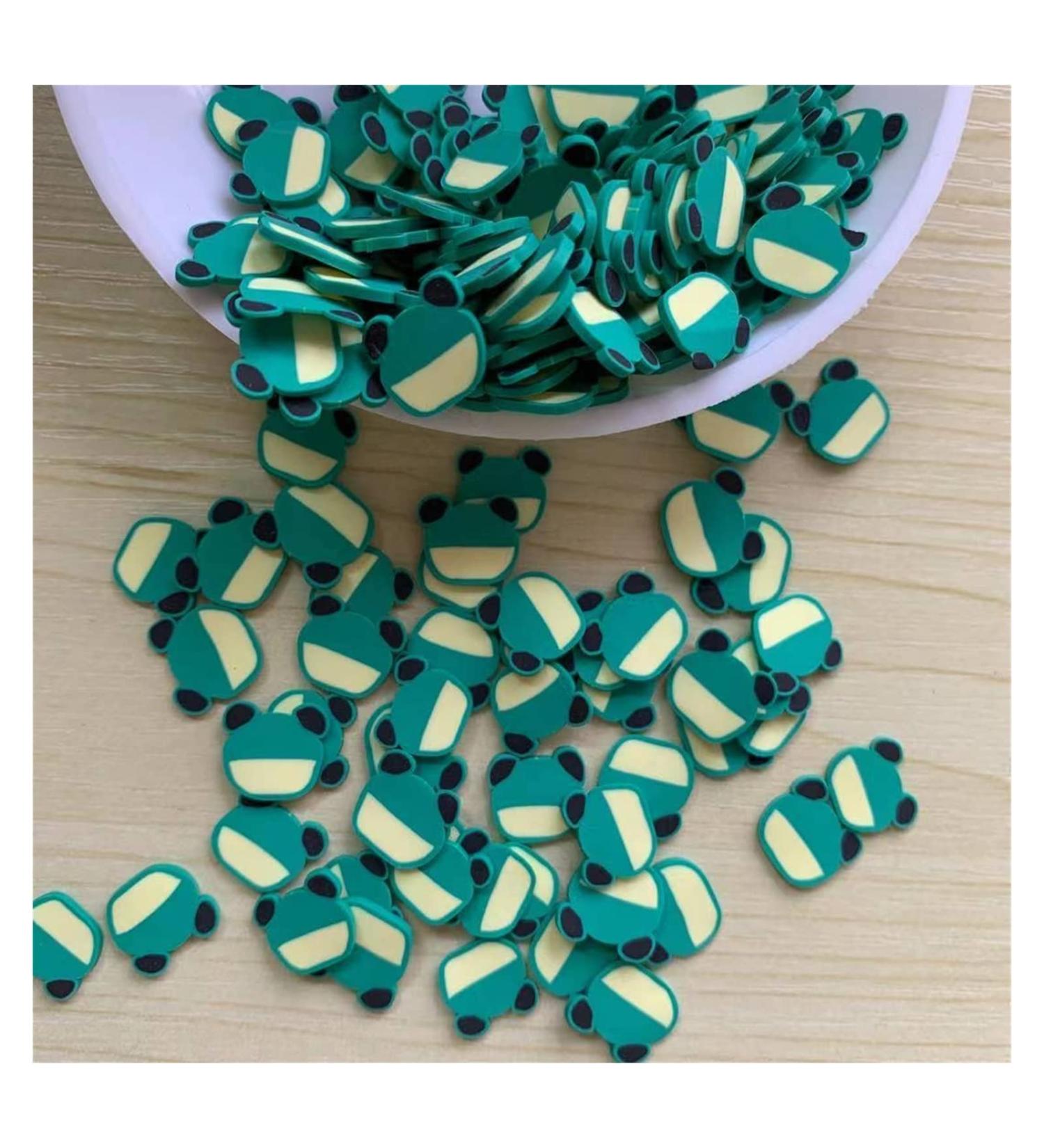 RT 100g Frog Slices Polymer Hot Clay Sprinkles for Crafts Making DIY Nail Art Decoration Slime Filling Accessories Y425 (Color : 10mm) - Buy Online on GoSupps.com