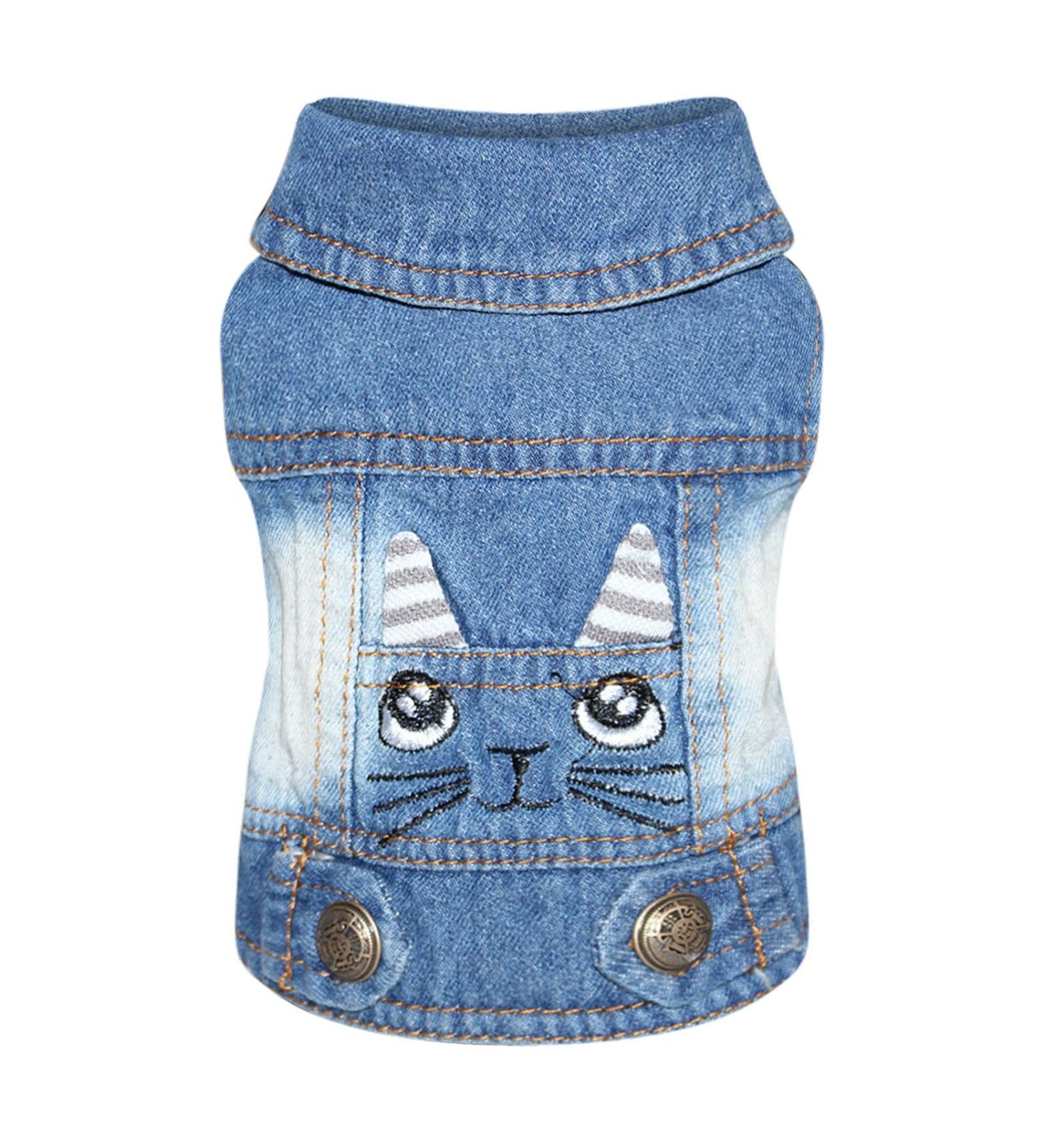 AMAONE Winter Dog Coat for Chihuahua - Leopard Bowknot Design - Stylish & Warm Jacket for Small Dogs - One Size (0207FRBKA-Blue C) - Buy Online on GoSupps.com