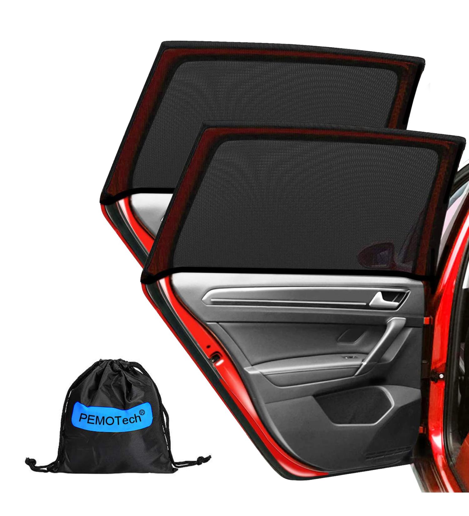 PEMOTech Car Sunshade (2 PCS) - Double-sided UV Protection Car Window Shade | 44.9 x19.7 | Reduces Heat & UV Radiation for Cars, SUVs, and Golf | Medium-Large Size - Buy Online on GoSupps.com