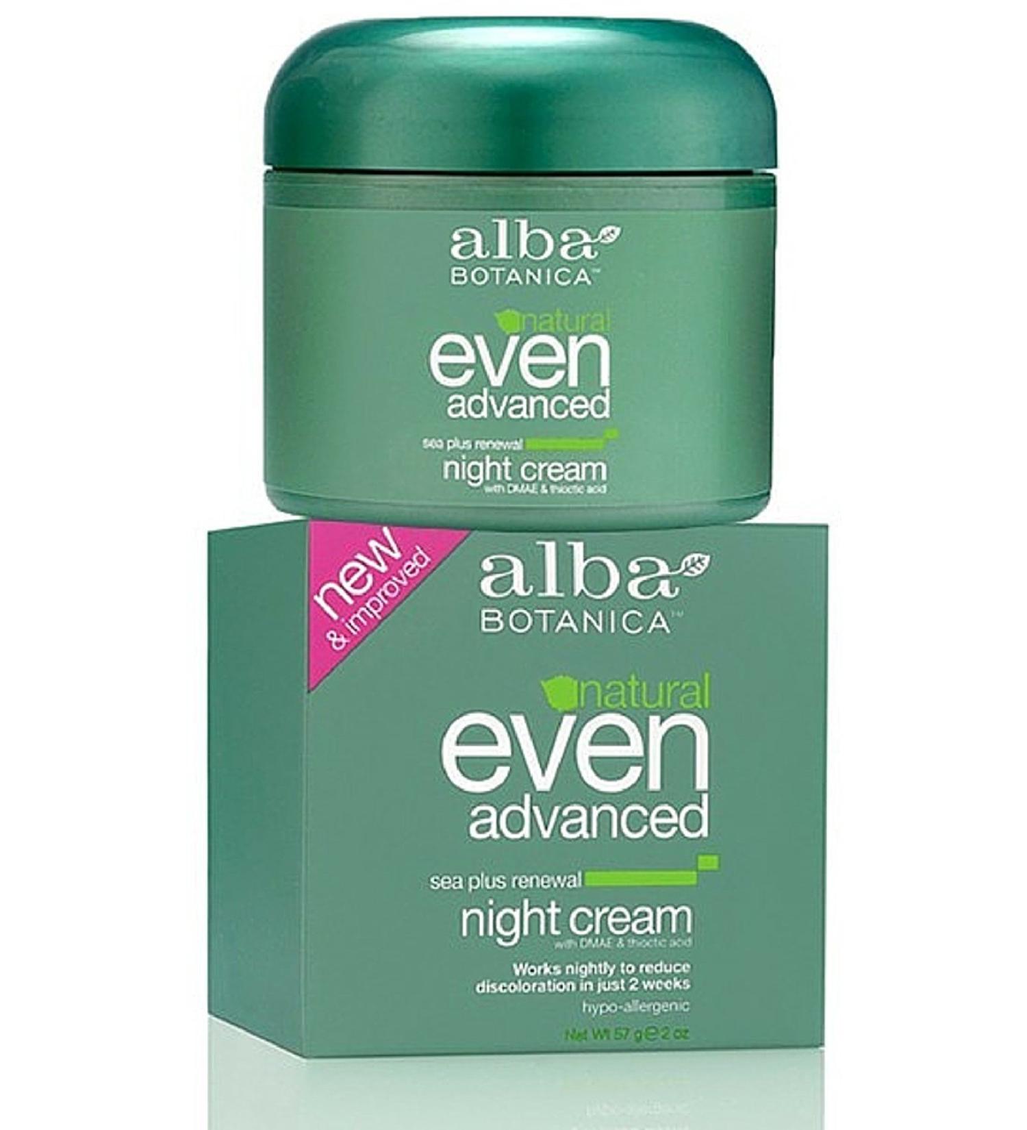 Alba Botanica Natural Even Advanced Sea Plus Renewal Night Cream 2 fl oz