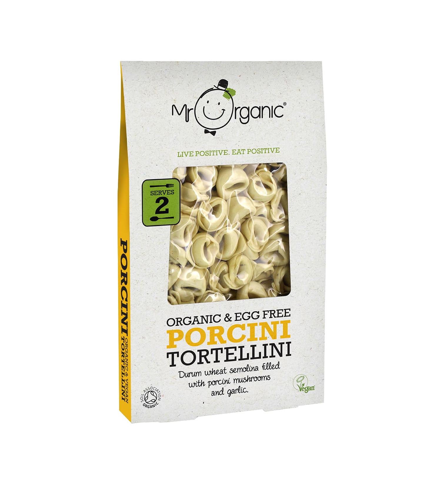 Mr Organic Porcini Mushroom Tortellini 250g - Vegan, Non-GMO, Preservative Free | Healthy Home Cooking - Buy Online on GoSupps.com