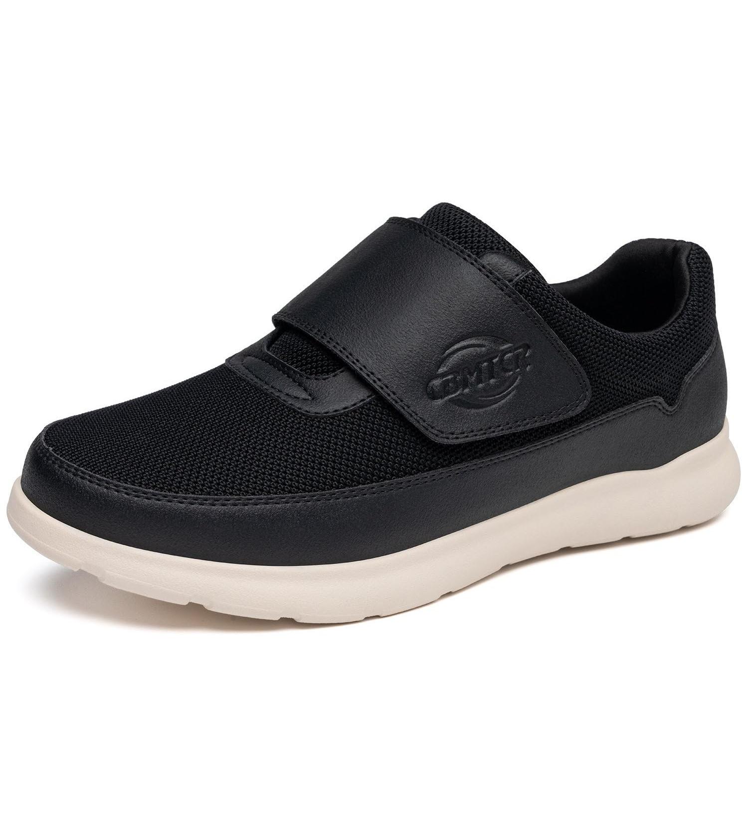 CBMTCR Men's Wide Width Diabetic Shoes with Adjustable Closure - Lightweight & Comfortable - Size 12 Wide, Black - Buy Online on GoSupps.com
