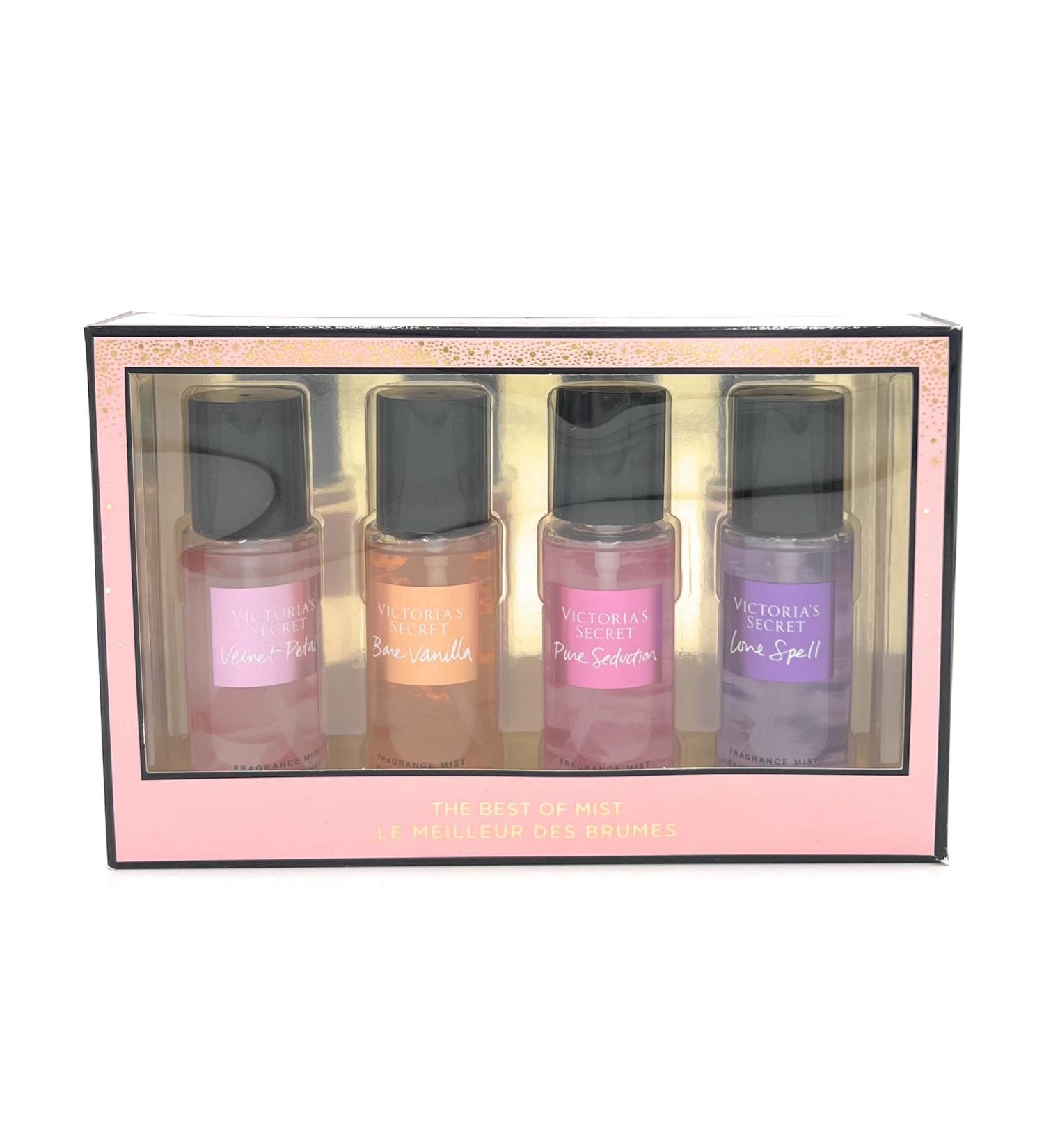Victoria's Secret Women's 4 Piece Mini Fragrant Mist Set