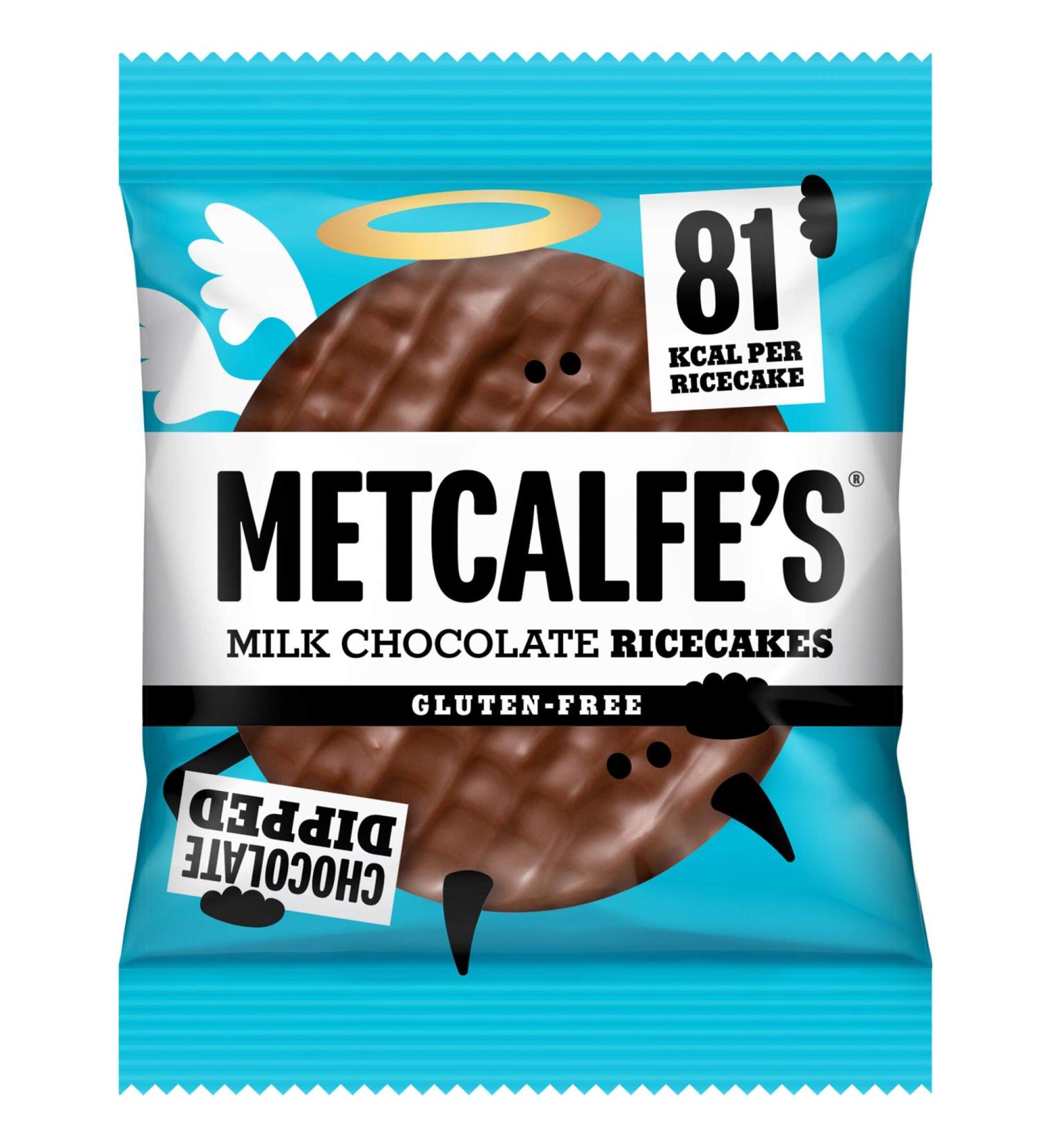 Metcalfe's Milk Chocolate Rice Cakes - 12x34g