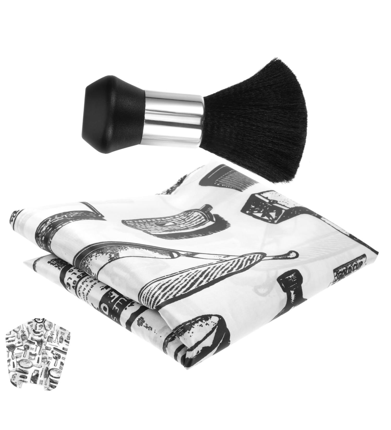 Beaupretty Haircut Shawl Set - Versatile Haircutting Cape Apron & Brush for Salon & Home Use | International Shipping Available - Buy Online on GoSupps.com