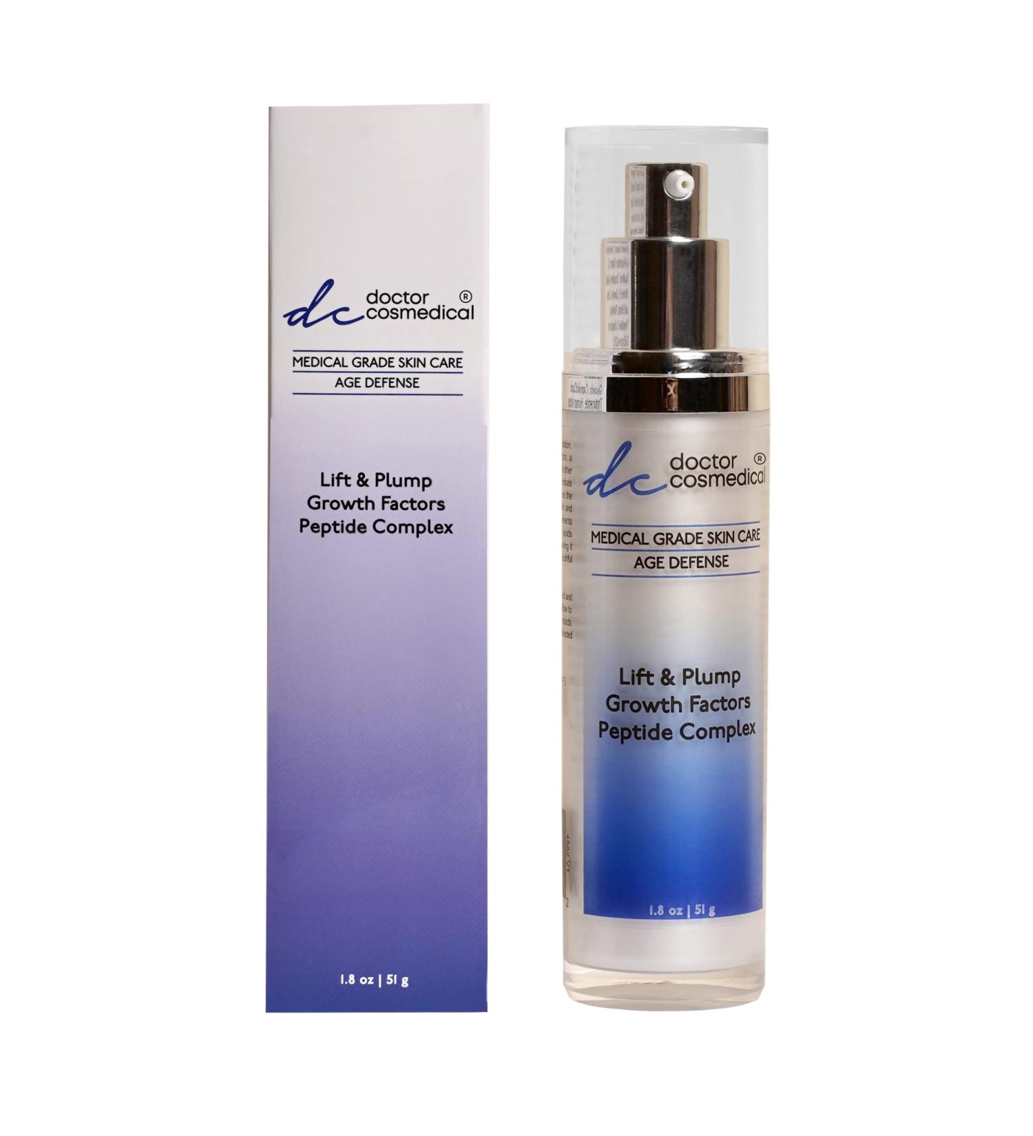 Doctor Cosmedial Lift & Plump Peptide Complex - Professional Grade Non-Oily Daily Face Cream for Instant Glow 1.8 Oz - Buy Online on GoSupps.com