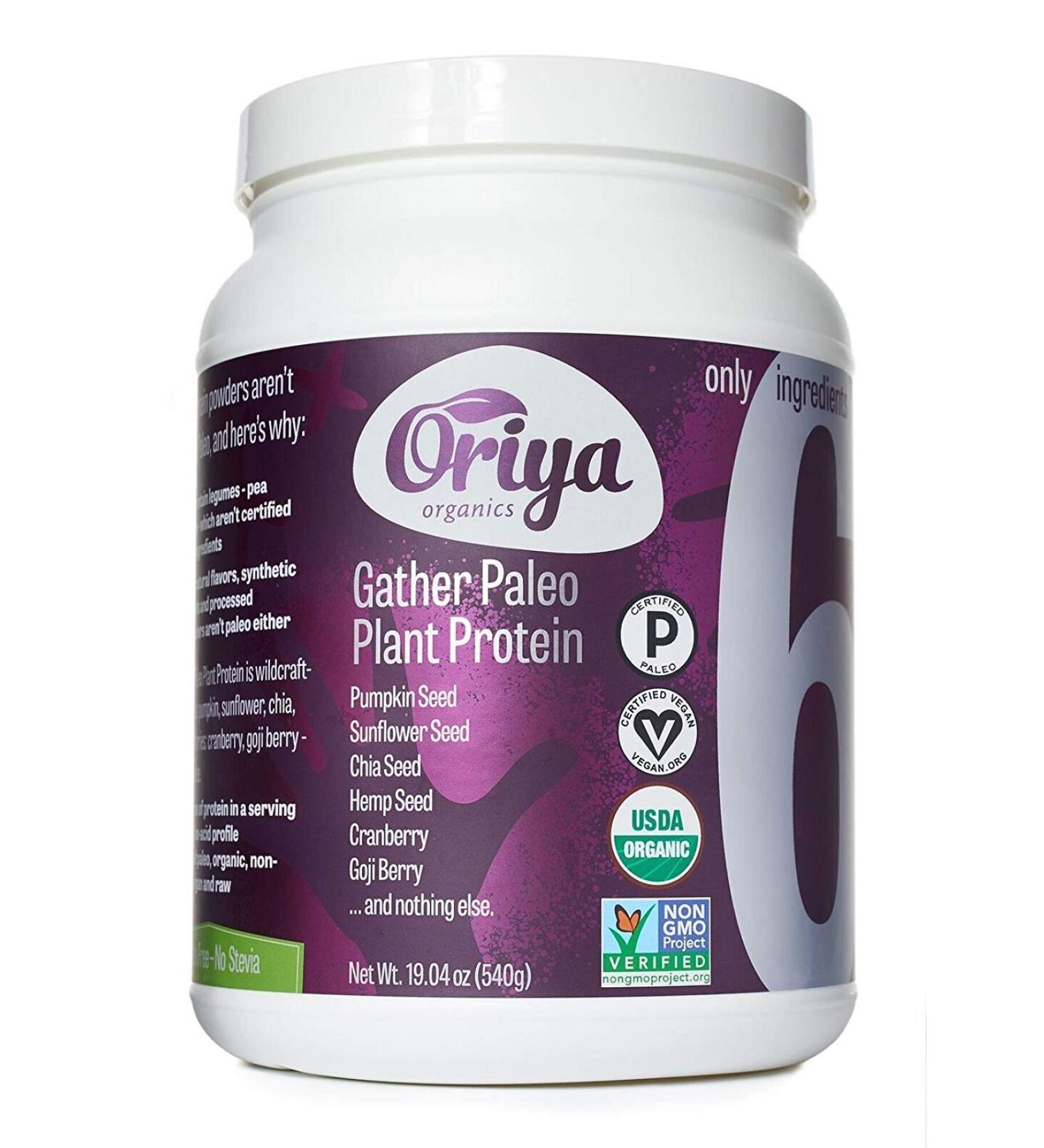 Oriya Organics Protein Plant Gather Paleo - 540g | Pure Vegan Protein Supplement - Buy Online on GoSupps.com