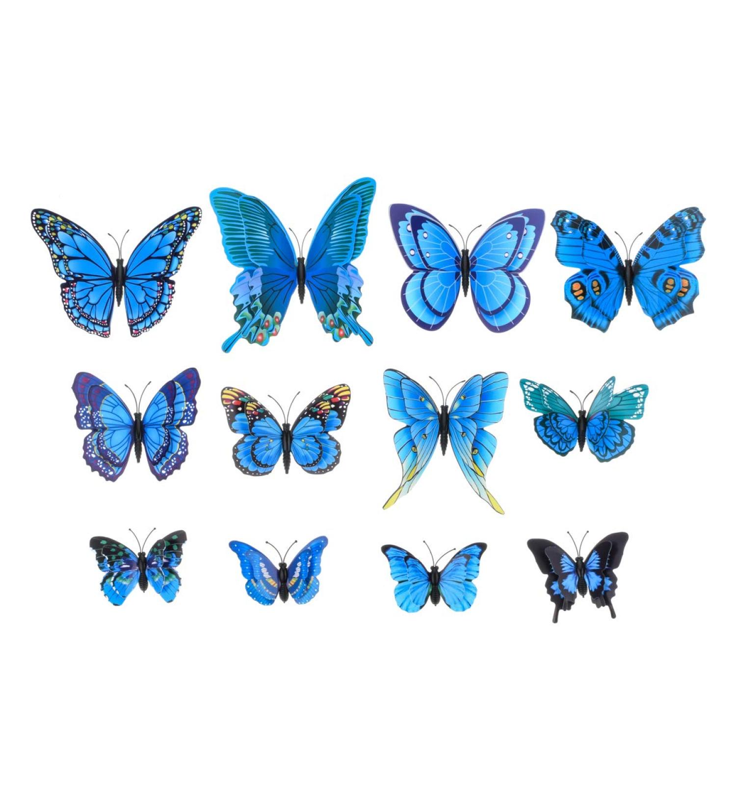 Vividsun Blue Butterfly Clips for Women and Girls - Perfect Wedding, Party or Photo Prop Headwear Hair Clips - Free Shipping - Buy Online on GoSupps.com