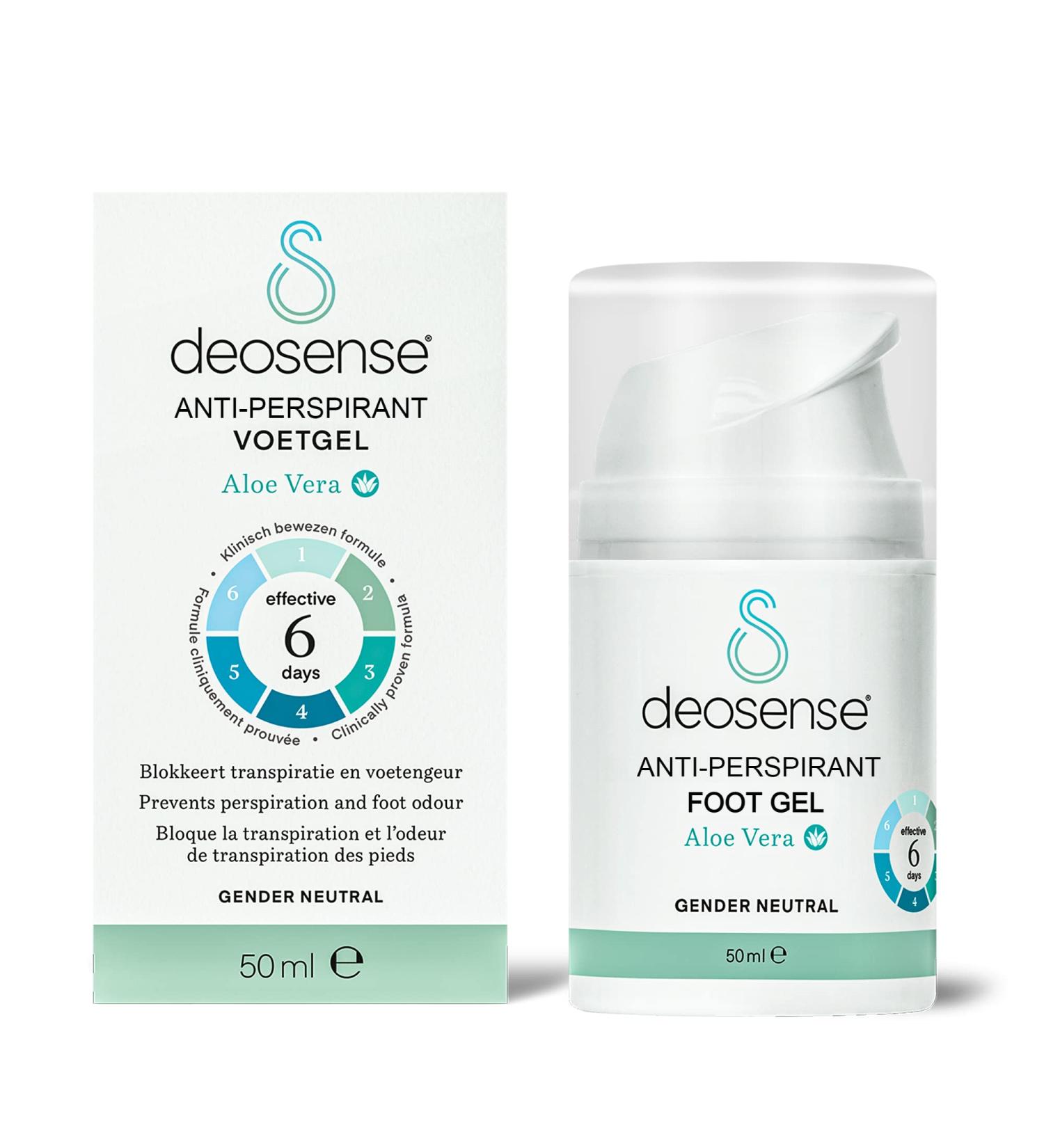 Deosense Anti Perspirant for feet | effective up to 6 days | For Men and Women | Deperspirant against excessive sweating | Anti-perspirant lotion keeps feet - Buy Online on GoSupps.com