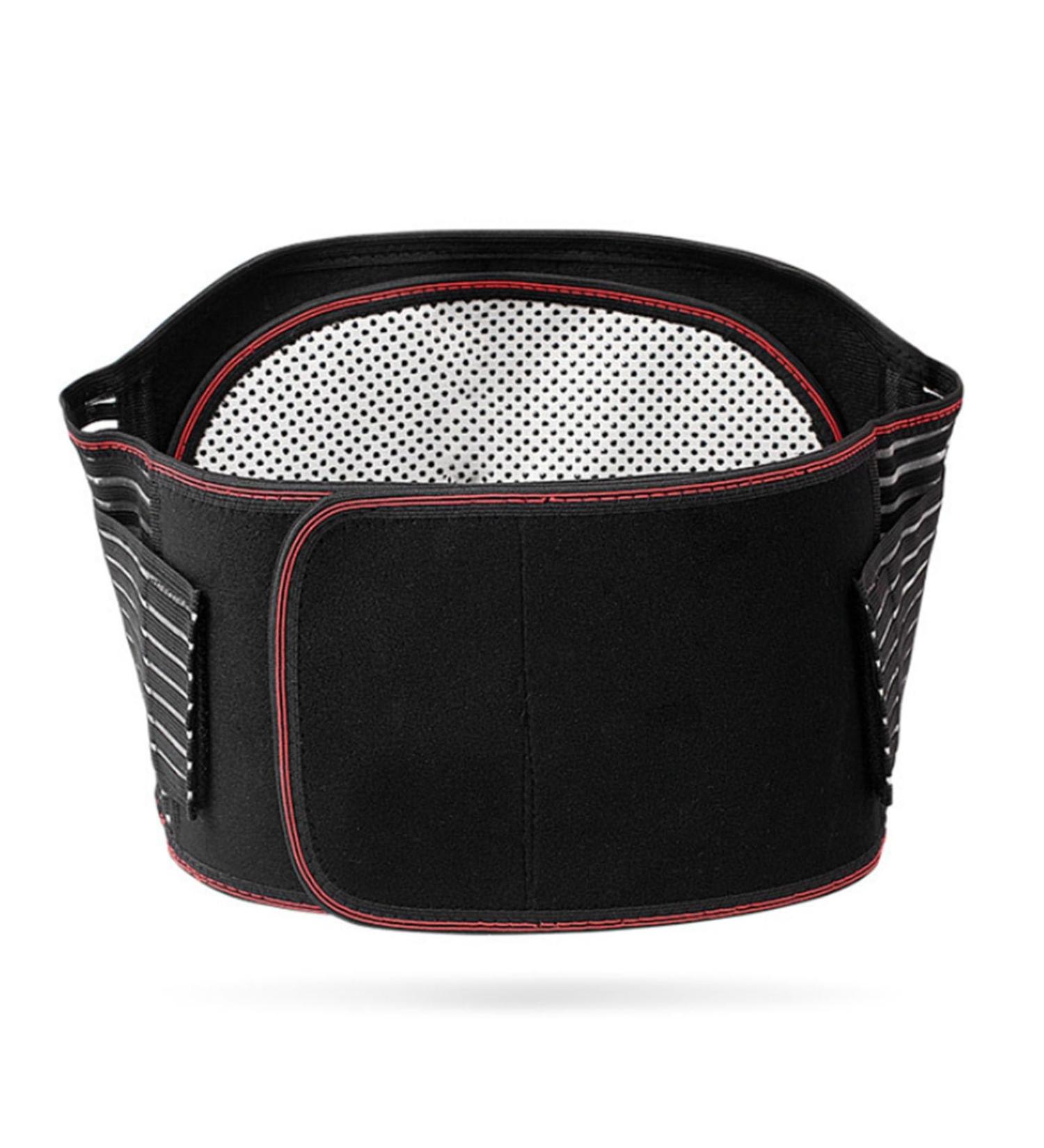 Self-Heated Lumbar Back Support Belt for Men & Women - Extended Posture Decompression for Pain Relief (CO L/Large Black) - Buy Online on GoSupps.com