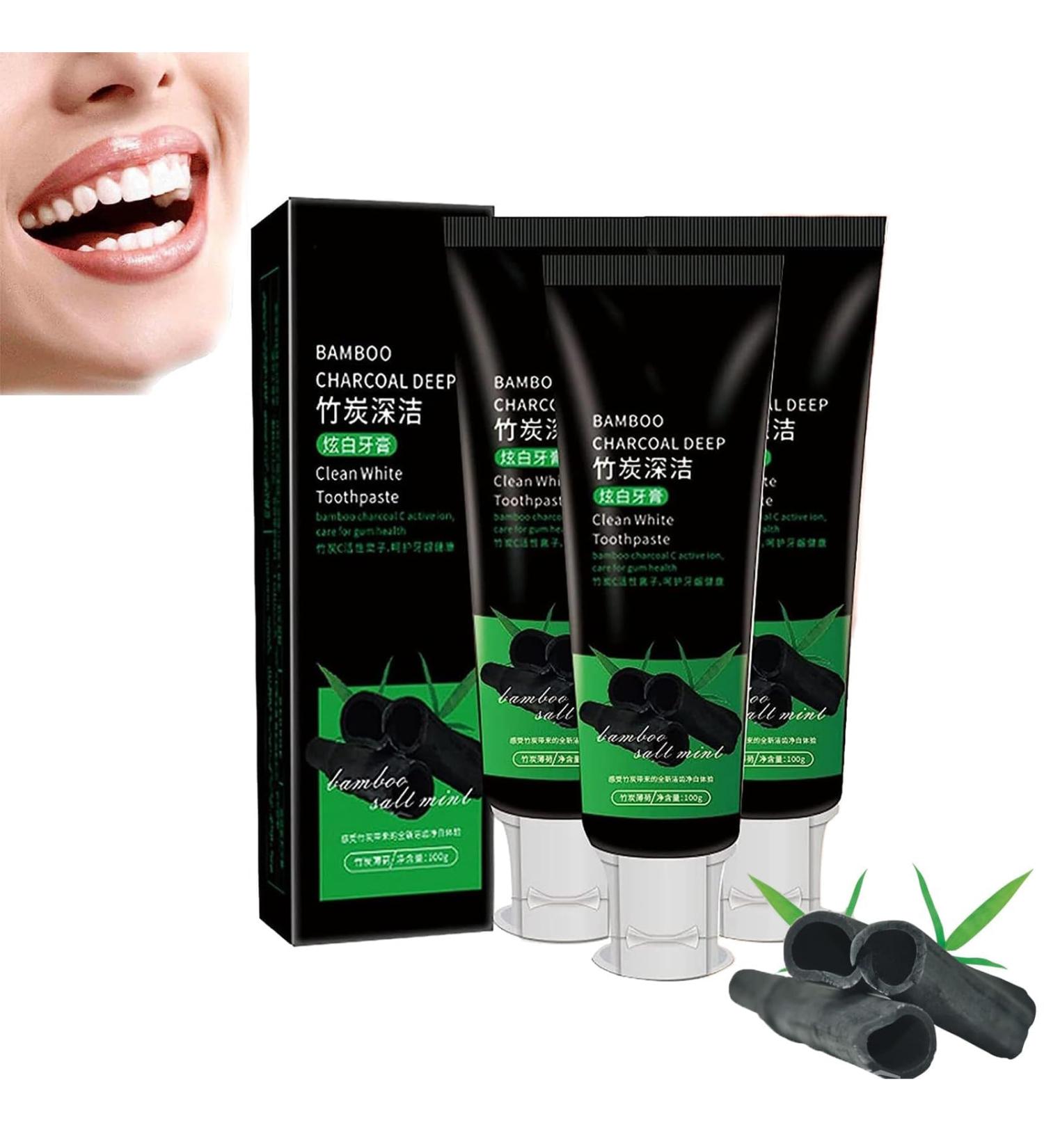 GeRRiT Yan Jiayi Bamboo Charcoal Deep Cleaning Toothpaste Activated Charcoal Deep Cleaning Toothpaste Removes Tooth Stains and Freshens Breath - Buy Online on GoSupps.com
