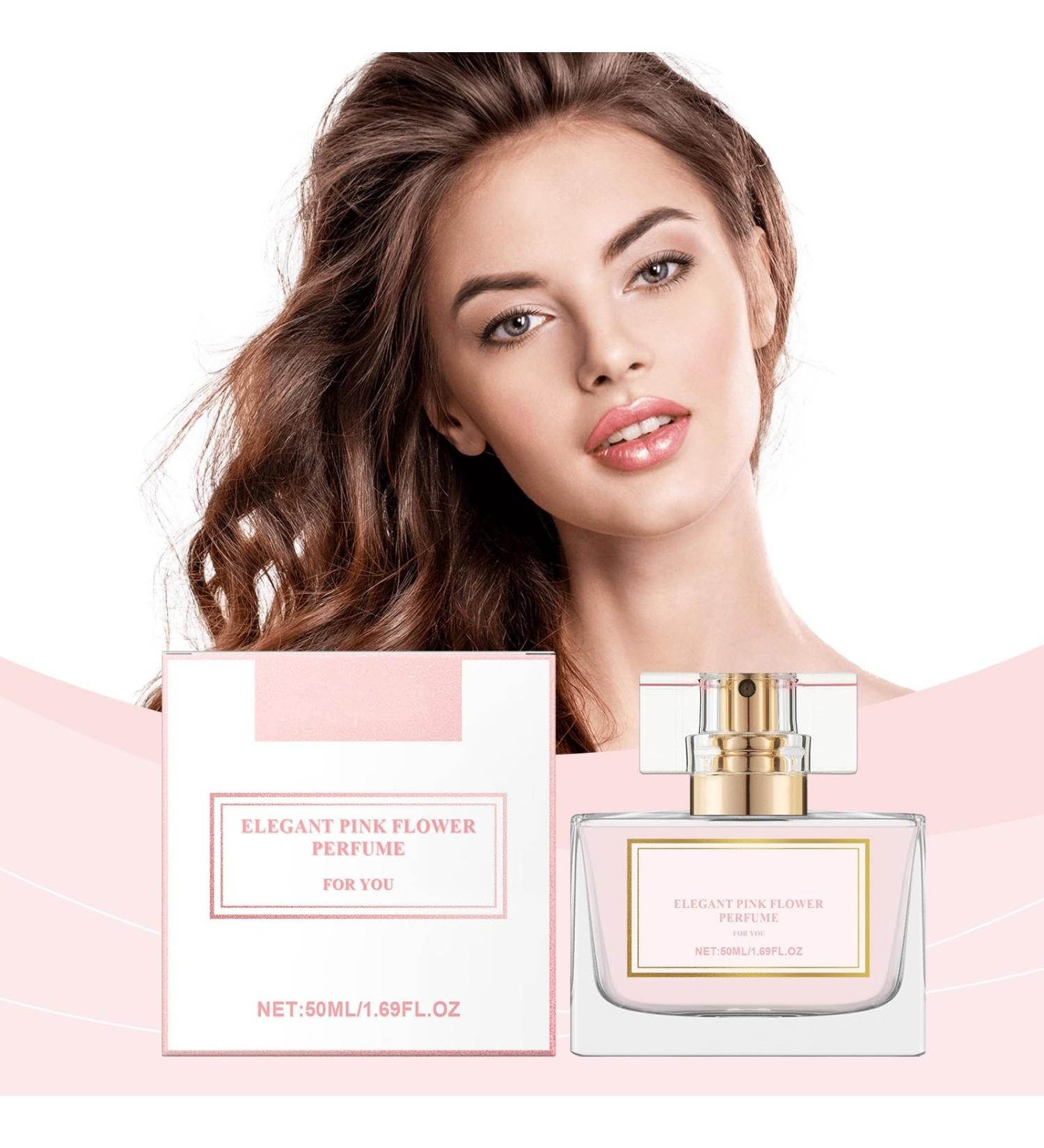 Floral Pheromones Perfumes for Women - Fresh and Elegant Eau de Toilette - Long Lasting and Charming Eau de Toilette: A Seductive Signature Aroma 50ml/1.7 Fl Oz Pink - Buy Online on GoSupps.com