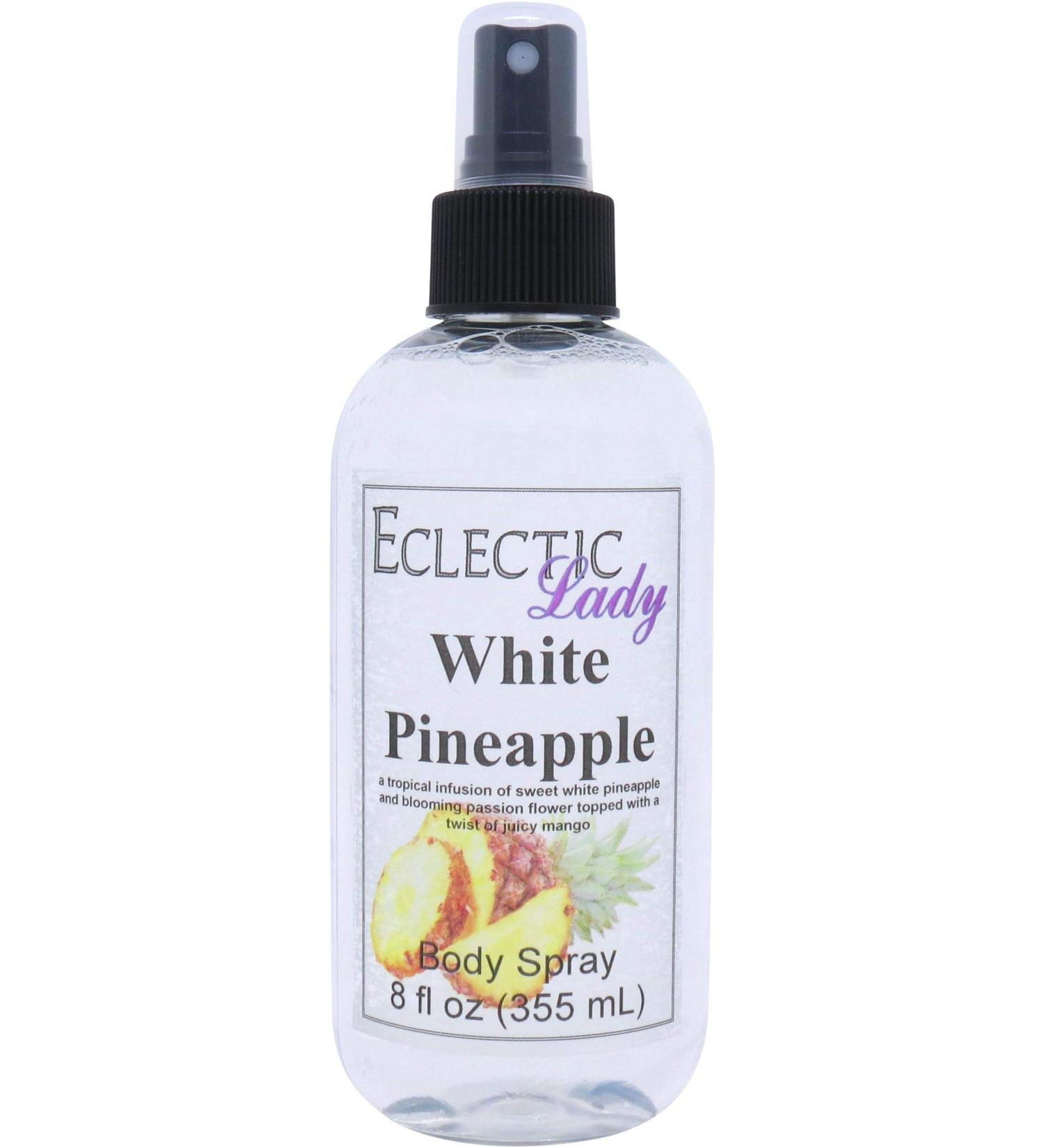 White Pineapple Body Spray 8 ounces Body Mist for Women with Clean Light & Gentle Fragrance Long Lasting Perfume with Comforting Scent for Men & Women Cologne with Soft Subtle Aroma For Daily 8 Fluid Ounces - Buy Online on GoSupps.com