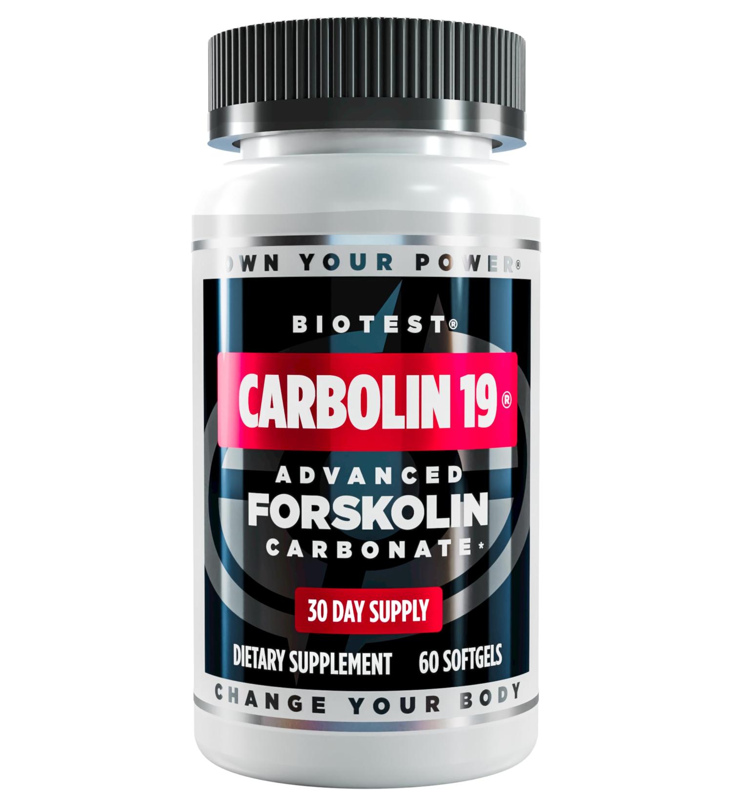 Biotest Carbolin 19 - Enhanced Forskolin for Greater Fat Loss* - 30 Servings - Buy Online on GoSupps.com