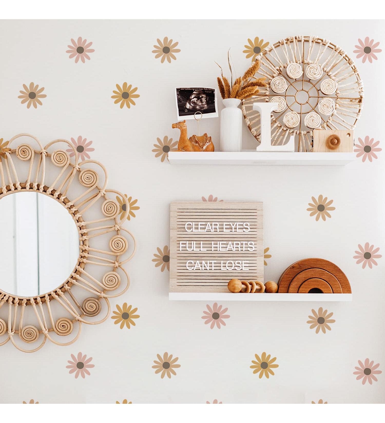 Funlife Sweet Daisy Wall Decal - Peel and Stick PVC Kids Wall Stickers for Nursery, Bedroom & Playroom Decor - Buy Online on GoSupps.com