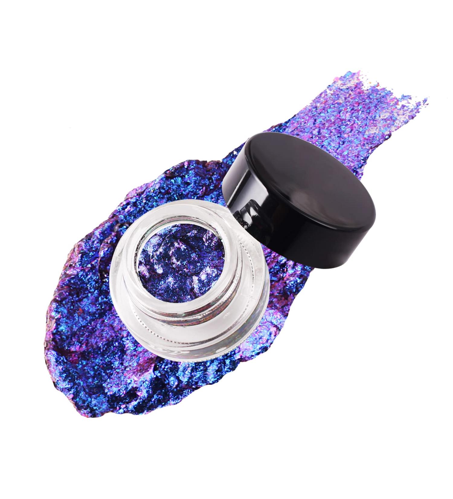 MEICOLY Cream Chameleon Eyeshadow Gel | Intense Color Shifting Eye Shadow with Metallic Shimmer | Klein Blue 05 - Buy Online on GoSupps.com