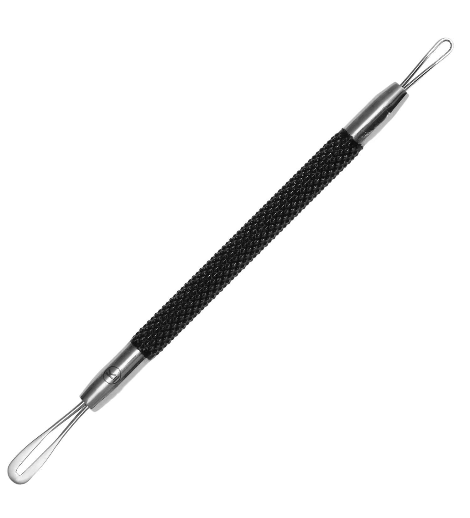 K-Pro Comedone Extractor - Blackhead & Blemish Remover (Black) - Buy Online on GoSupps.com