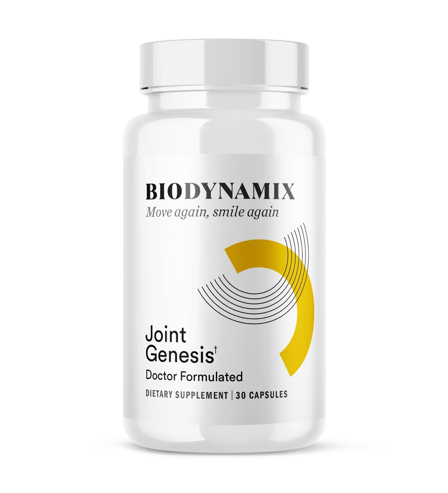 BioDynamix Joint Genesis: Support Joint Function, Comfort & Flexibility - 30-Day Supply (30 Servings) - Buy Online on GoSupps.com