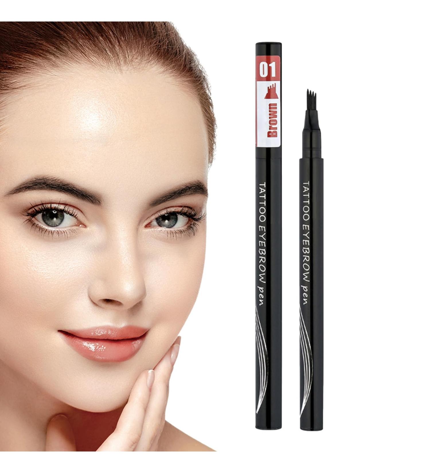 Eyebrow Waterproof Eyebrow Contouring Sweatproof Pencil - Everyday Women Cosmetics for Eyes for Home Working Traveling Gathering Dating 1#brown - Buy Online on GoSupps.com