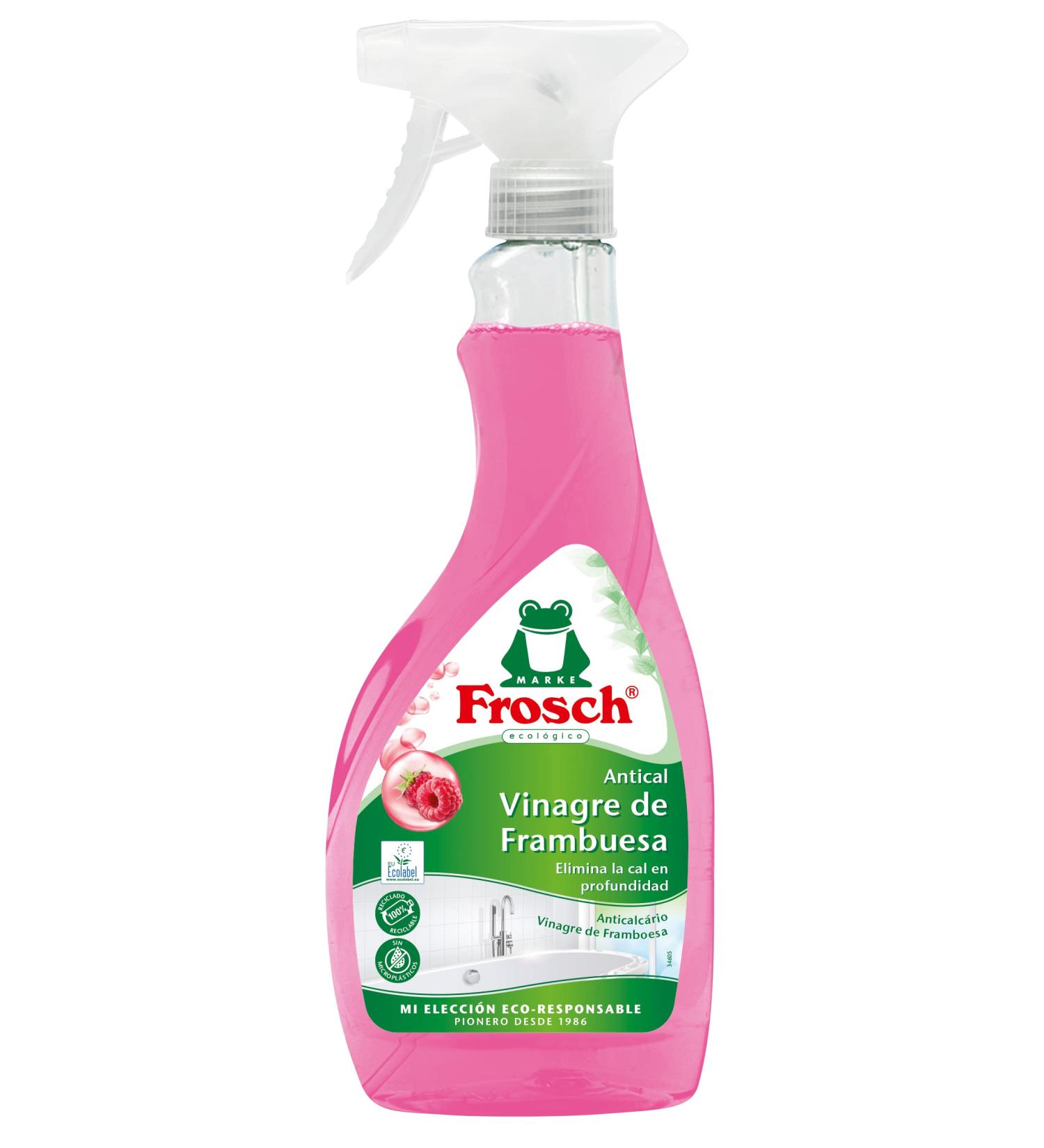 Eco Raspberry Vinegar Bathroom Cleaner Spray 500 ml - Buy Online on GoSupps.com
