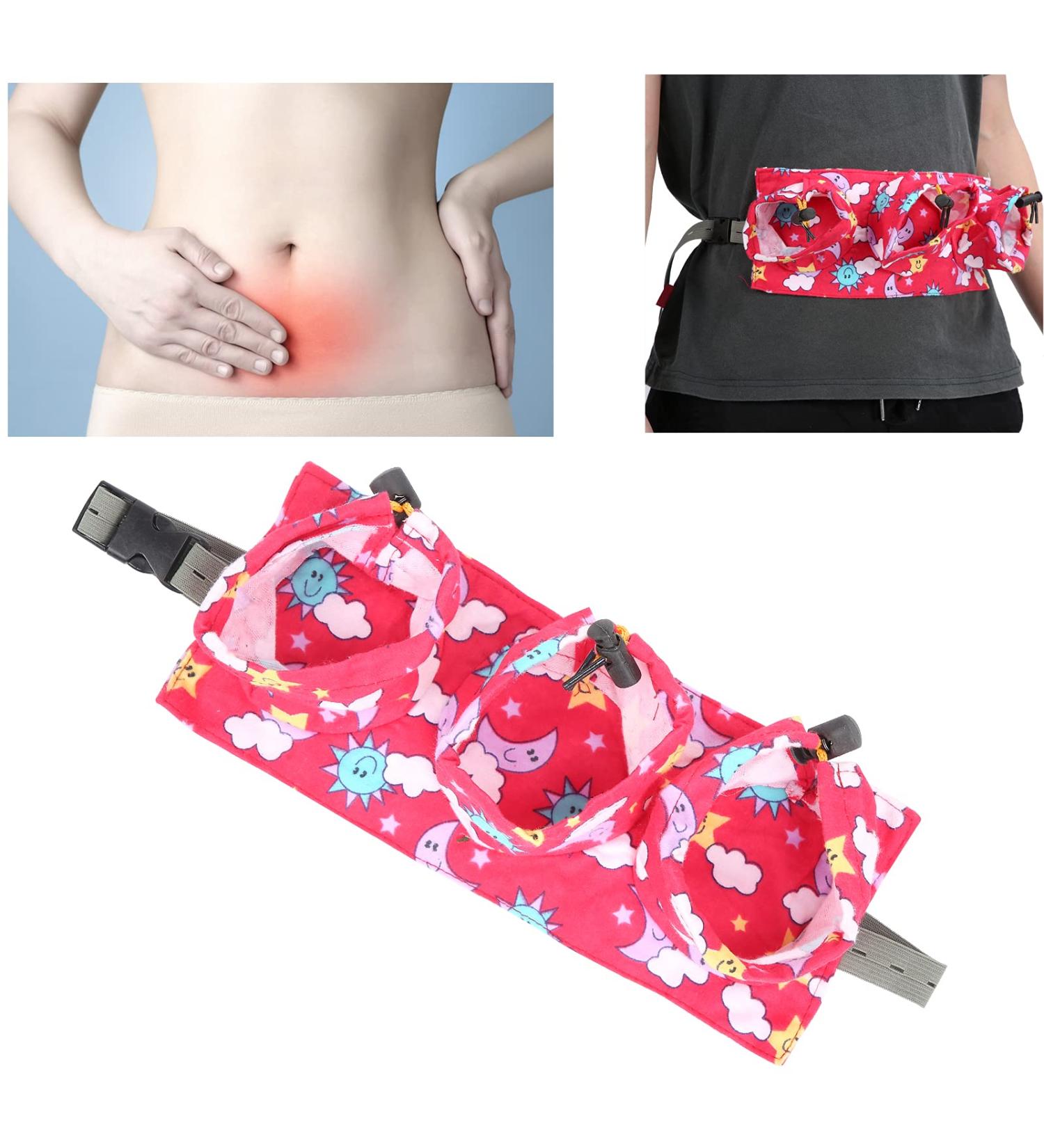 Moxa Heat Pack - Innovative 3 Pocket Cotton Cloth Moxibustion for Knee Neck & Joint Pain Relief - International Shipping Available - Buy Online on GoSupps.com