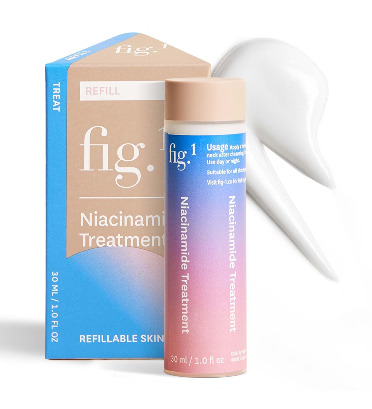 Fig.1 Niacinamide Face Serum Refill for Sensitive Skin | 4% Niacinamide Glowing & Hydrating Serum for Face Anti Aging Moisturizing and Soothing Treatment 30ml Refill Cartridge 30 ml - Buy Online on GoSupps.com