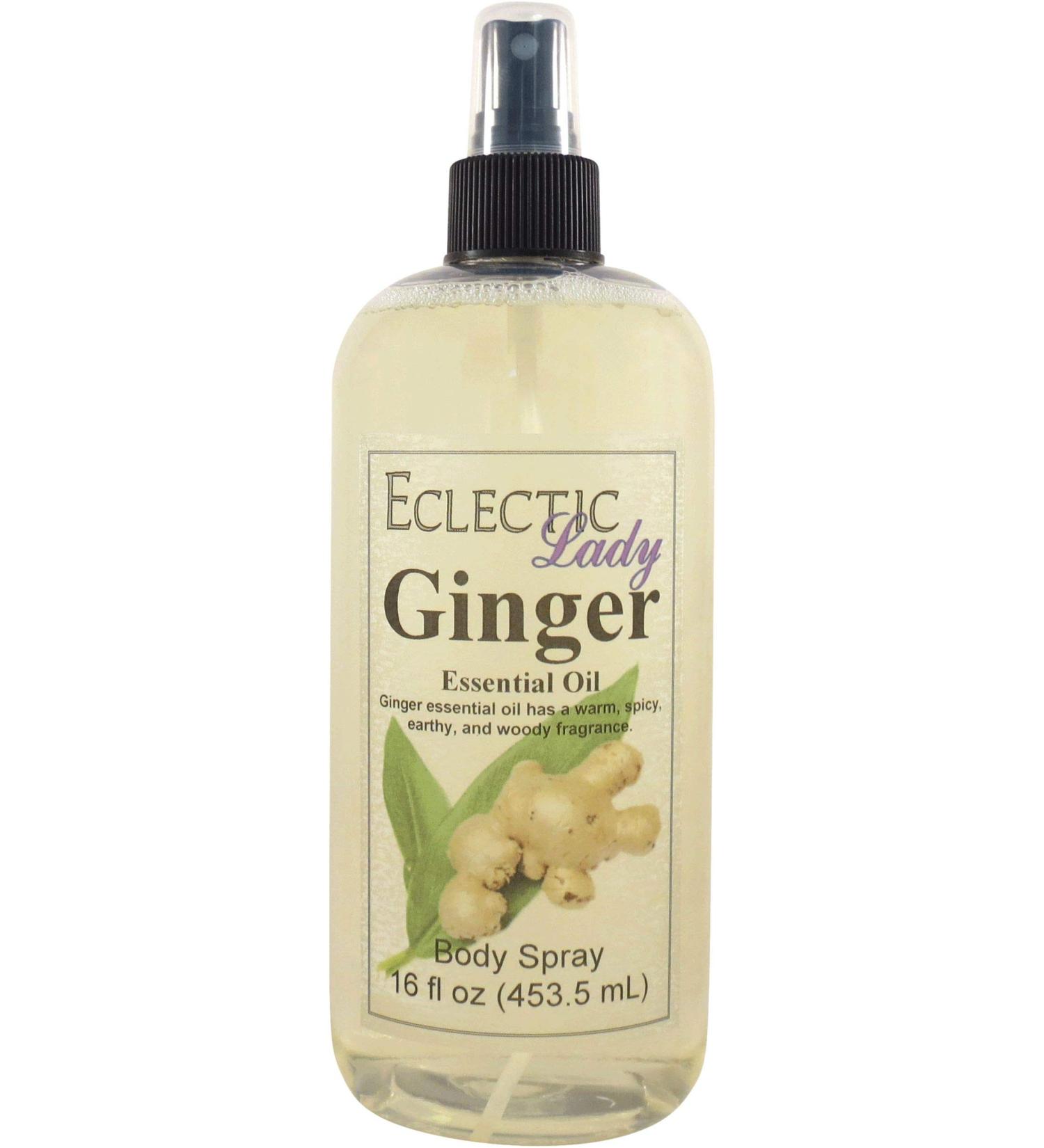 Ginger Essential Oil Body Spray 16 ounces Body Mist for Women with Clean Light & Gentle Fragrance Long Lasting Perfume with Comforting Scent for Men & Women Cologne with Soft Subtle Aroma For Regular Strength 16 Fluid Ounces - Buy Online on GoSupps.com