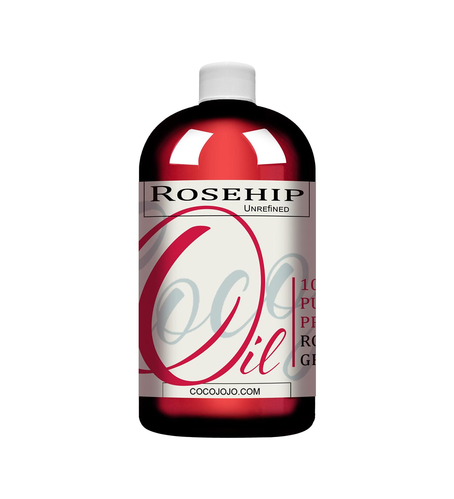 Rosehip Oil - 16 oz - 100% Pure Cold Pressed Natural Oil for Hair, Skin & Nails - Premium Grade A Oil - Packaging May Vary - Buy Online on GoSupps.com