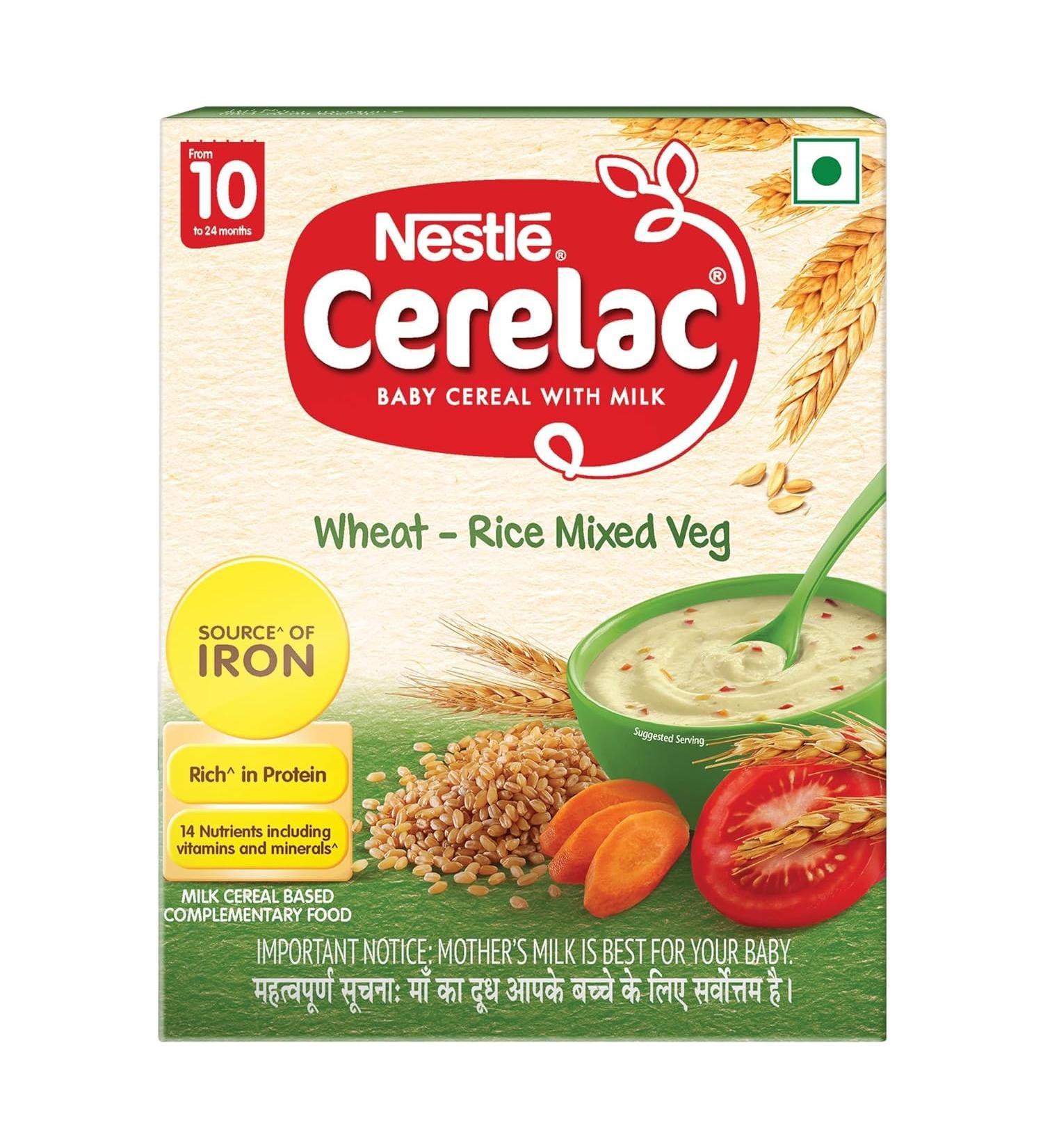 Generic Baby Cereal with Milk Wheat - Rice Mixed Veg From 10 to 24 Months 300 gm - Buy Online on GoSupps.com