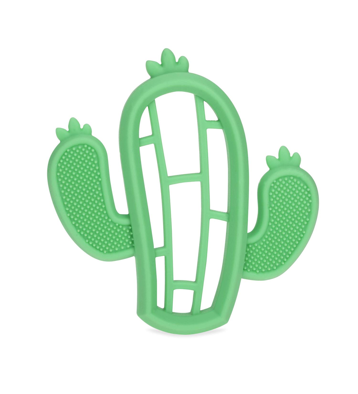 Nuby Silicone Teether BPA Free - Cactus Design for Teething Relief | 3+ Months - Buy Online on GoSupps.com
