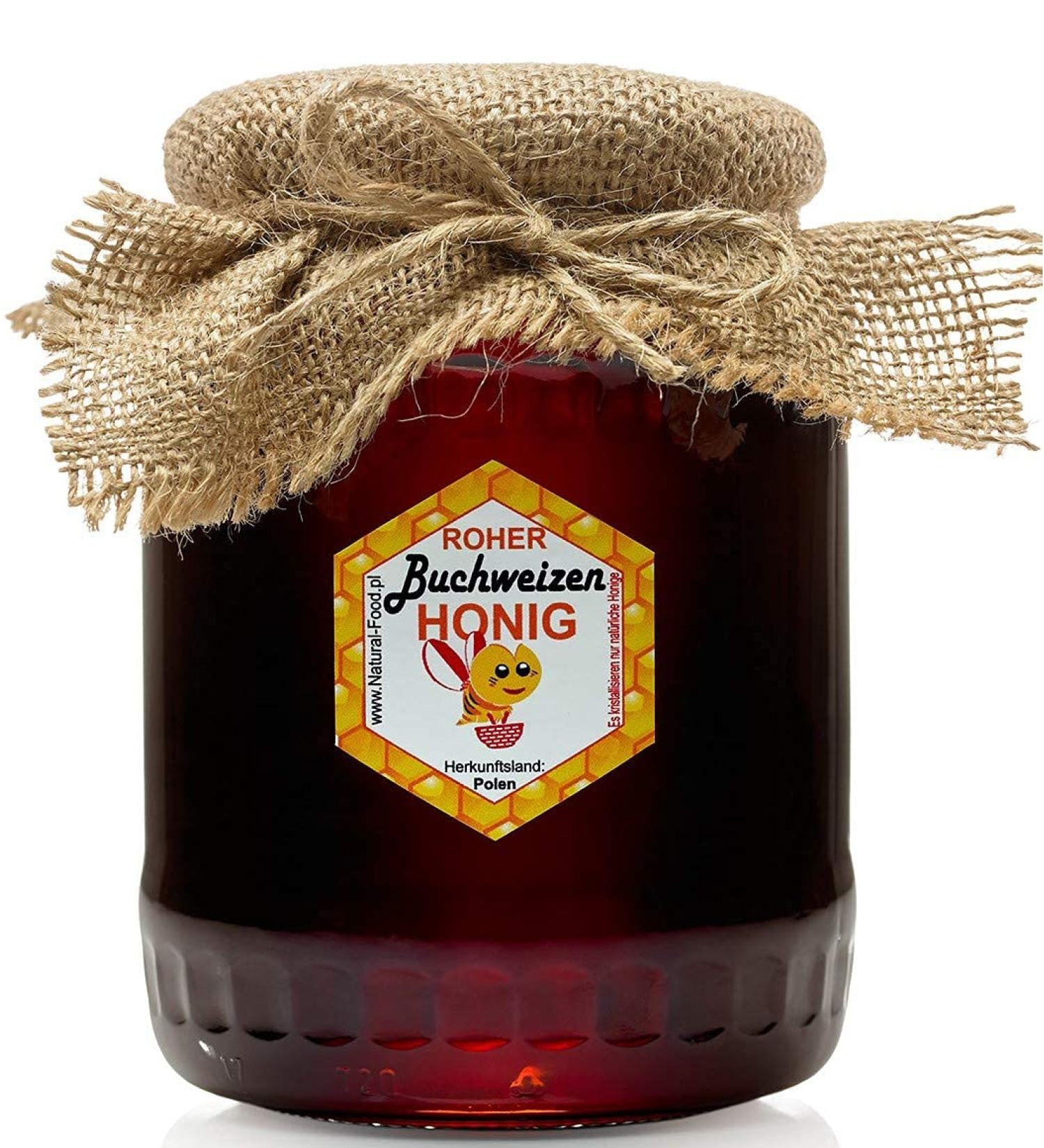 RAW HONEY directly from the beekeeper in Poland | 1.1 KG | BUCKWHEAT | Raw natural very healthy without additives. Unfiltered not spun or heated Buckwheat 1.1 l (1 pack)
