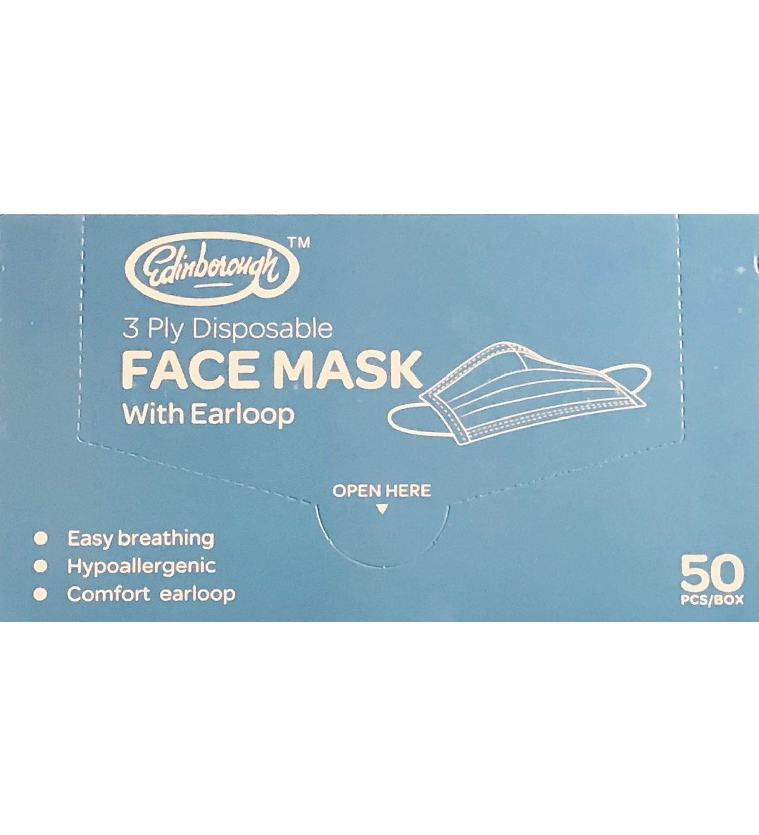Easy Breathing FACE MASK with earloop Blue - Buy Online on GoSupps.com