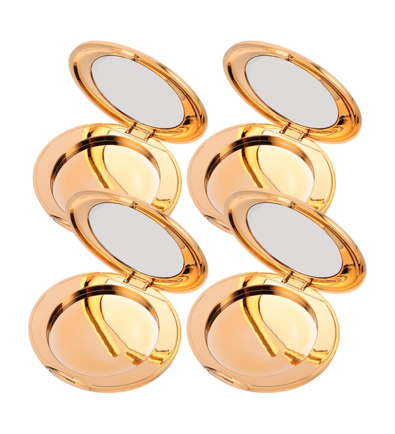 Anneome Bo te de Rangement pour Poudre 4 Pcs tui Fard Joues Vide Rond Dor 432 avec Miroir Compact Portable pour Maquillage Voyage DIY - Buy Online on GoSupps.com
