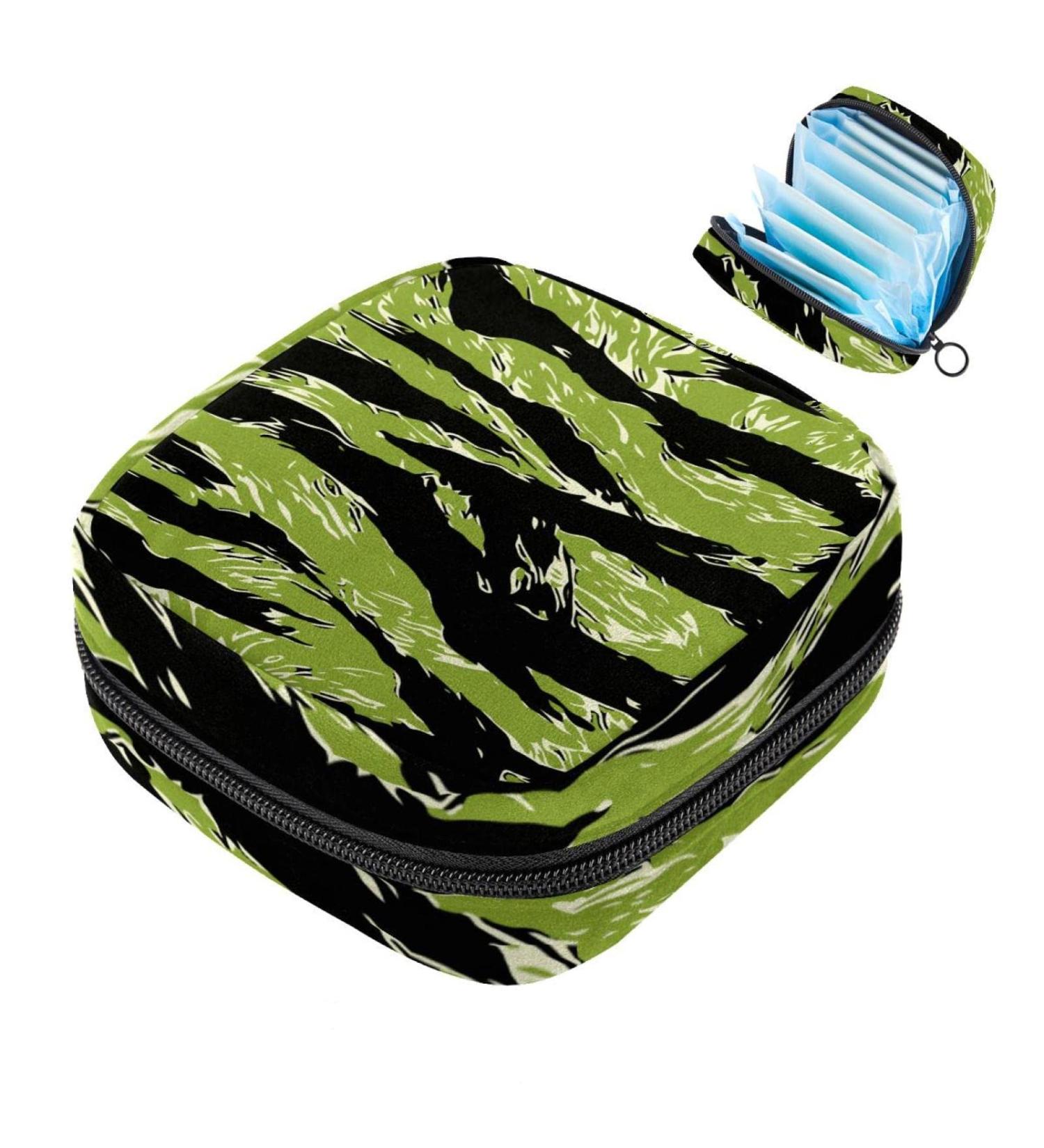 Women s Band Storage Bag for Menstrual Cup & Make-Up - Large Capacity Travel Organizer in Camo Green - Buy Online on GoSupps.com