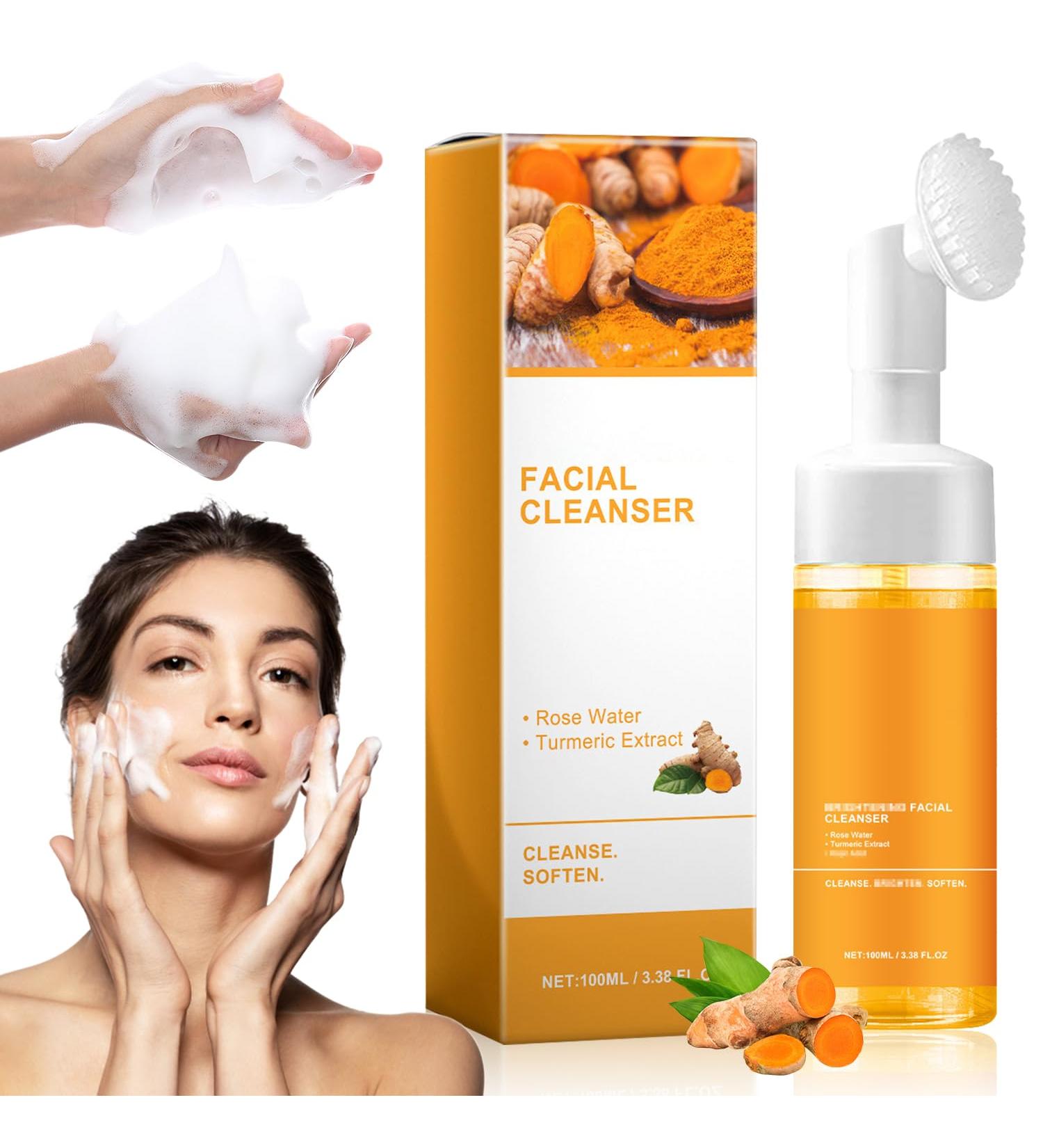 Shop Glo Mi Turmeric Facial Cleanser - Nourishing Turmeric Foaming Wash for Glowing Skin | International Shipping Available - Buy Online on GoSupps.com