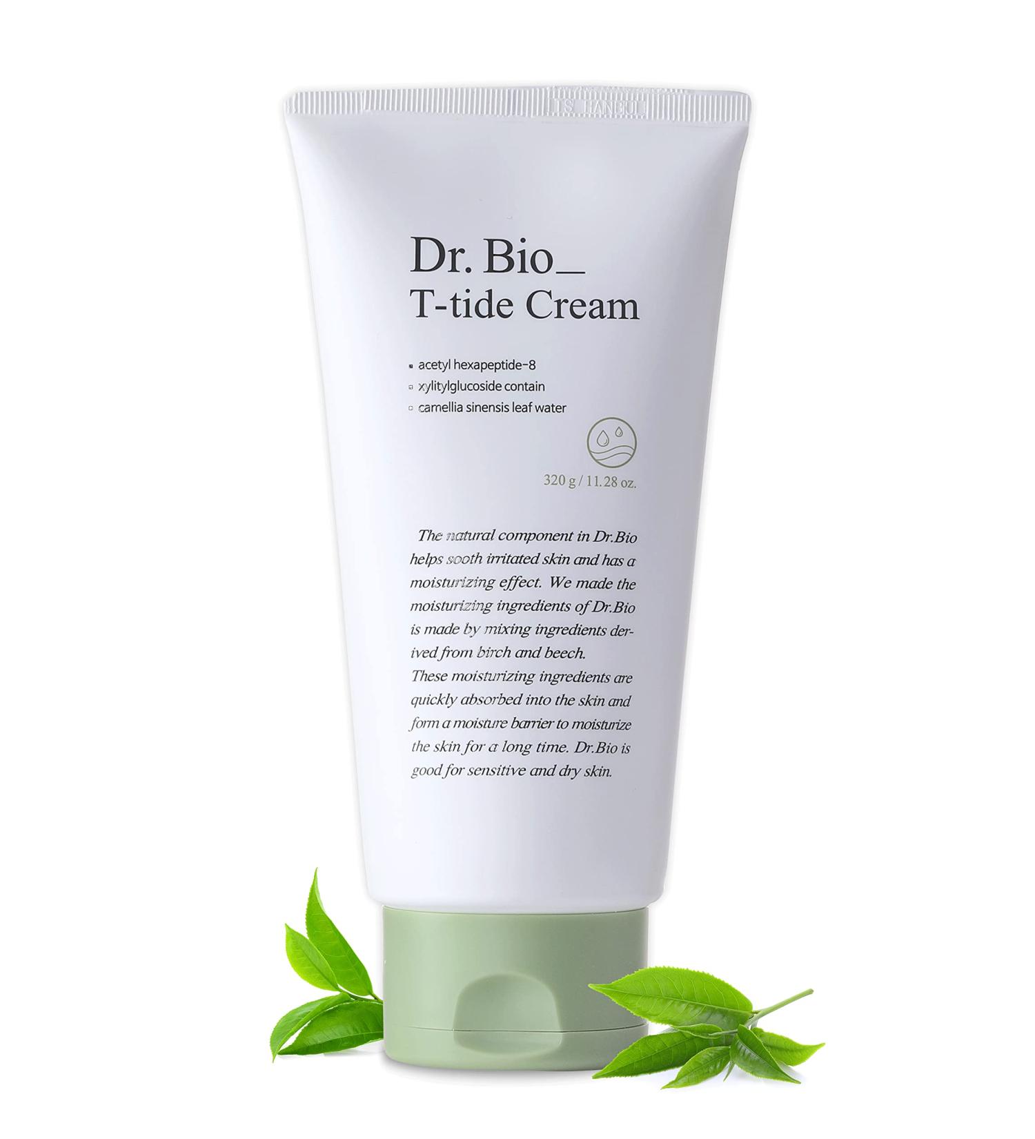 Dr. Bio T-tide Cream 11.28oz | Hydrating Moisturizer for Sensitive Skin Face & Body | Probiotics & CICA | Korean Skin Care for Newborns - Buy Online on GoSupps.com
