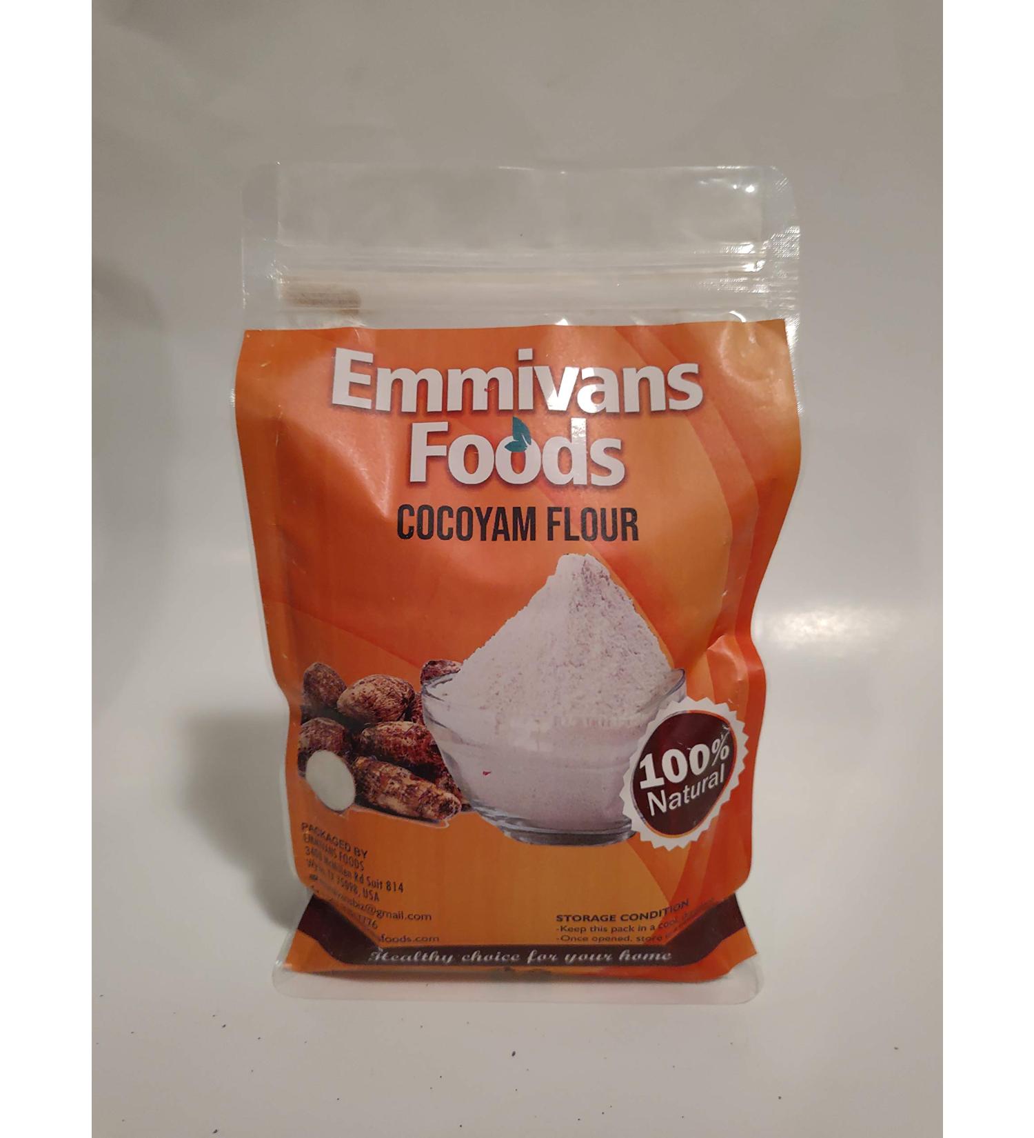 Emmivans Cocoyam Flour Soup Thickener 8oz - Premium Quality Natural Thickening Agent - Buy Online on GoSupps.com