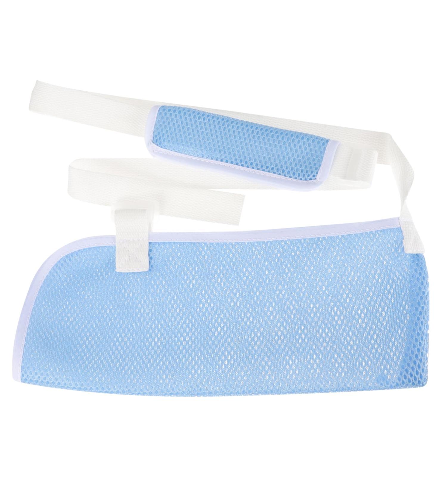 CIYODO Children's Arm Sling Arm Sling for Shoulder Sling Immobilizer Sling Arm Brace Net 60X30CM Sky-blue - Buy Online on GoSupps.com