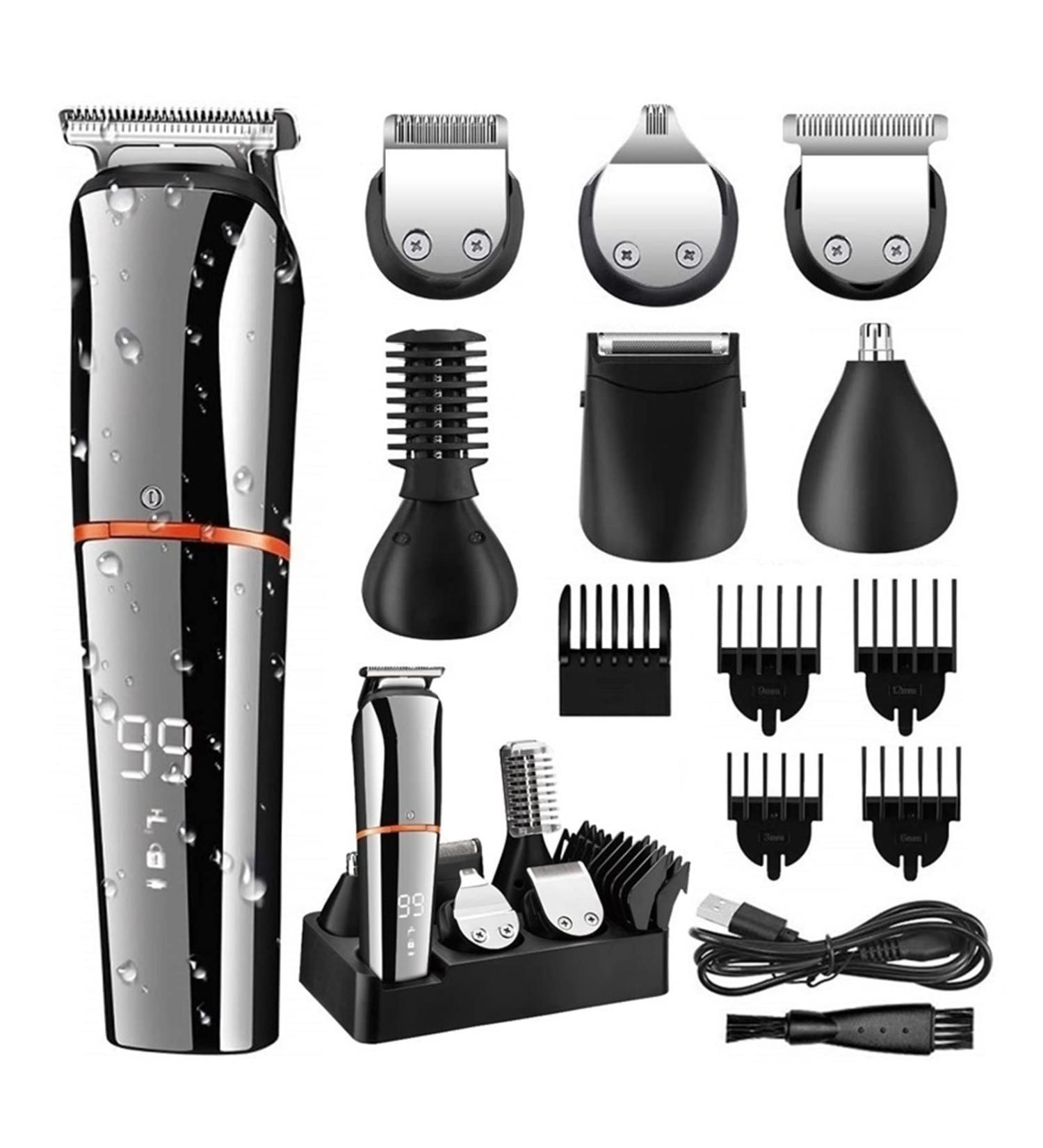Pro Hair Clipper Digital Display All in one Hair Trimmer for Men Eyebrow Beard Trimmer Electric Hair Clipper Grooming kit Haircut - Buy Online on GoSupps.com