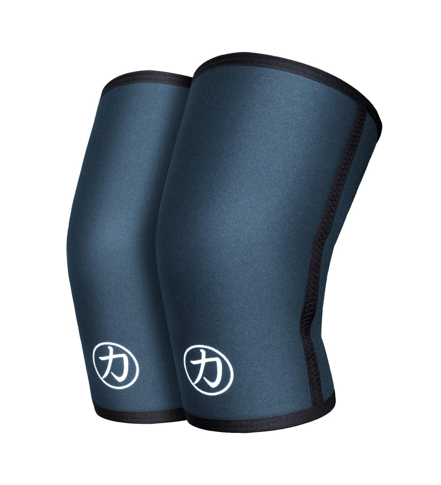 Strength Shop 7mm Neoprene Knee Band for Men & Women - Tear-Resistant IPF Competition Knee Sleeves for Powerlifting - Gray - Buy Online on GoSupps.com