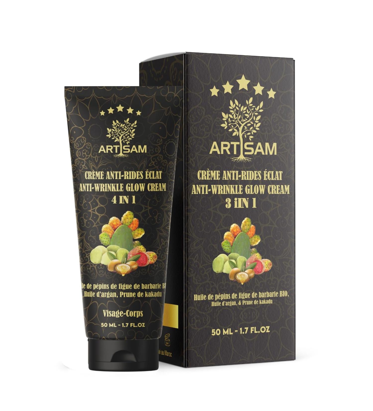 4-in-1 Anti-wrinkle Moisturiser | Prickly Pear Seed Oil Argan Oil Apricot Stone Oil Geranium Bourbon Essential Oil Top 1 in Skincare