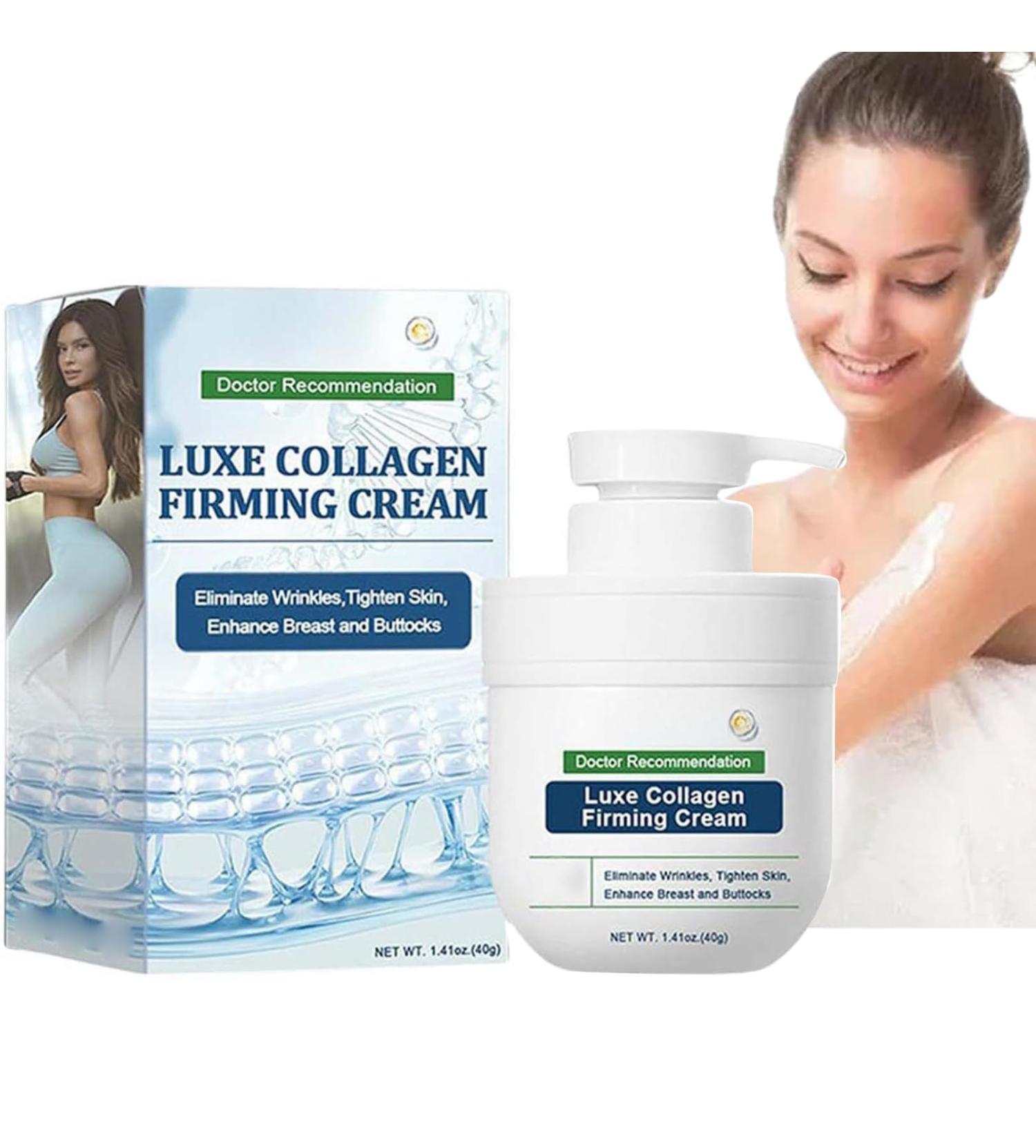 Awzlove Luxery Collagen Firming Cream Professional Collagen Body Lotion Advanced Retinol Collagen Cream Anti-Aging Moisturizing Cream Anti Wrinkles Body Moisturizer for Women & Men (1) - Buy Online on GoSupps.com