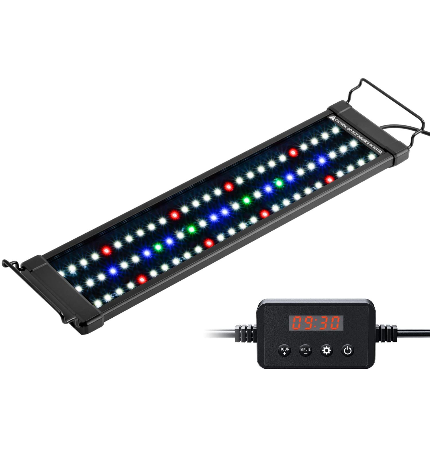 NICREW Classic LED Plus Aquarium Light | Full Spectrum for Freshwater Plants | 18-24 inch Tank - Buy Online on GoSupps.com