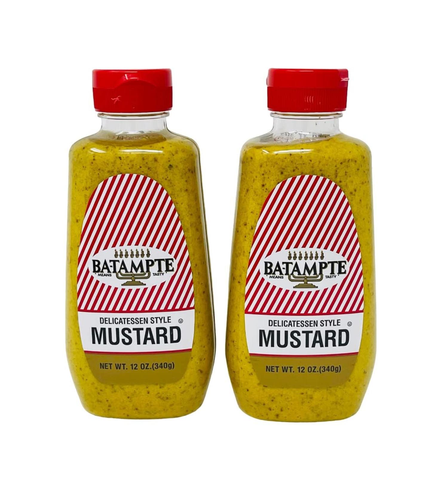 Ba Tampte Mustard 12 oz - Pack of 2 | Authentic Deli-Style Condiment - Buy Online on GoSupps.com
