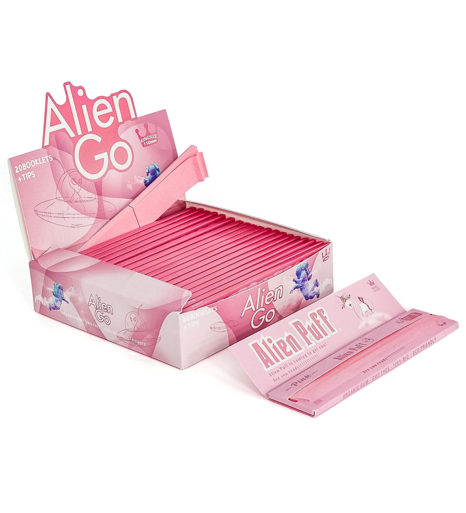 Rolling papers KingSizeSlim 20 packs pink rolling papers With Tip 110mm Premium papers Tobacco Tools Suitable For Travel Home Sharing Gifts. - Buy Online on GoSupps.com
