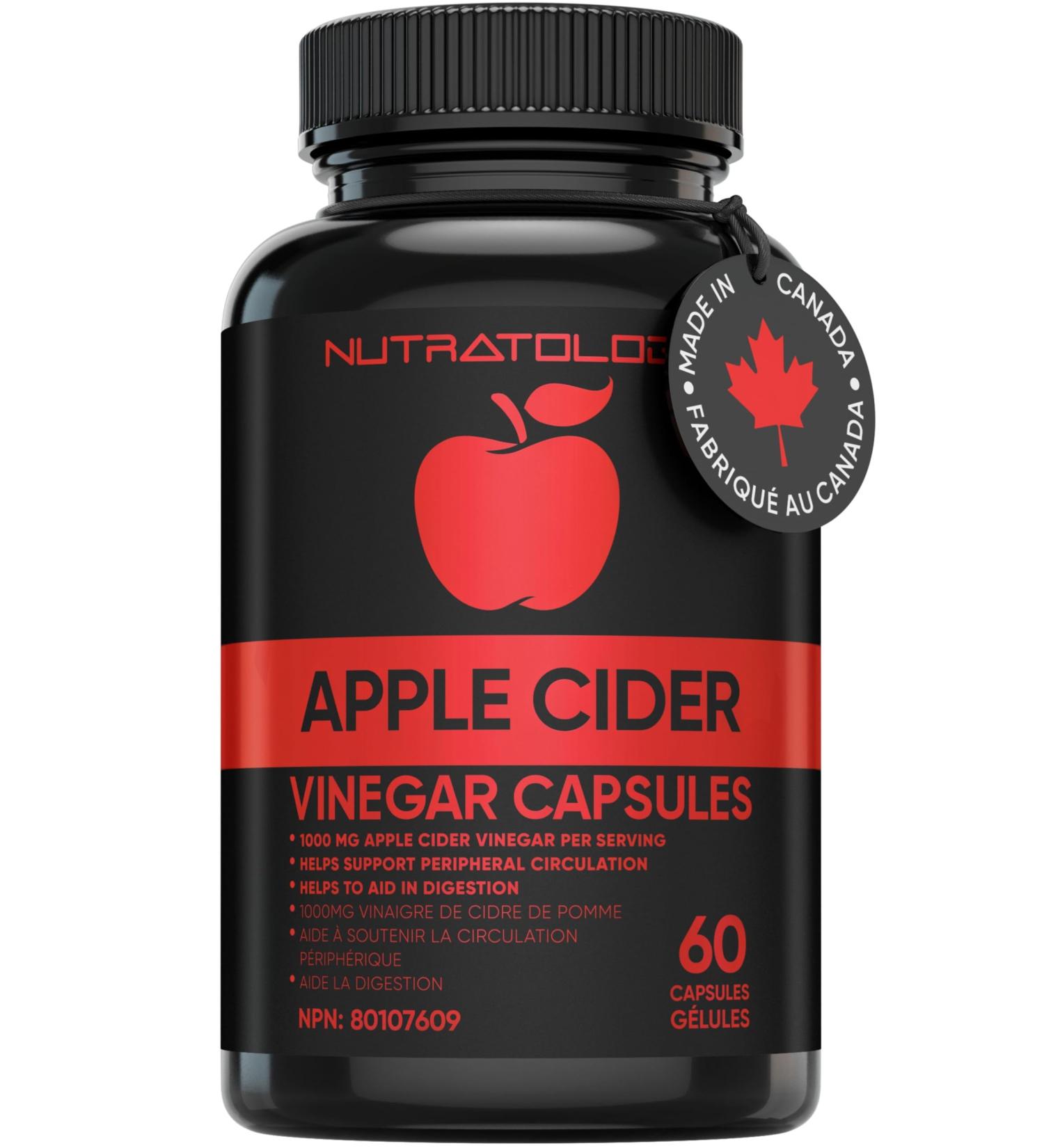 Keto Friendly Apple Cider Vinegar Capsules - 1000MG Apple Cider Vinegar & 40MG Cayenne Pepper Per 2 Cap Serving (500MG ACV Per Cap)- Formulated For Improved Digestive Health - 60 Capsules 60 count (Pack of 1) - Buy Online on GoSupps.com